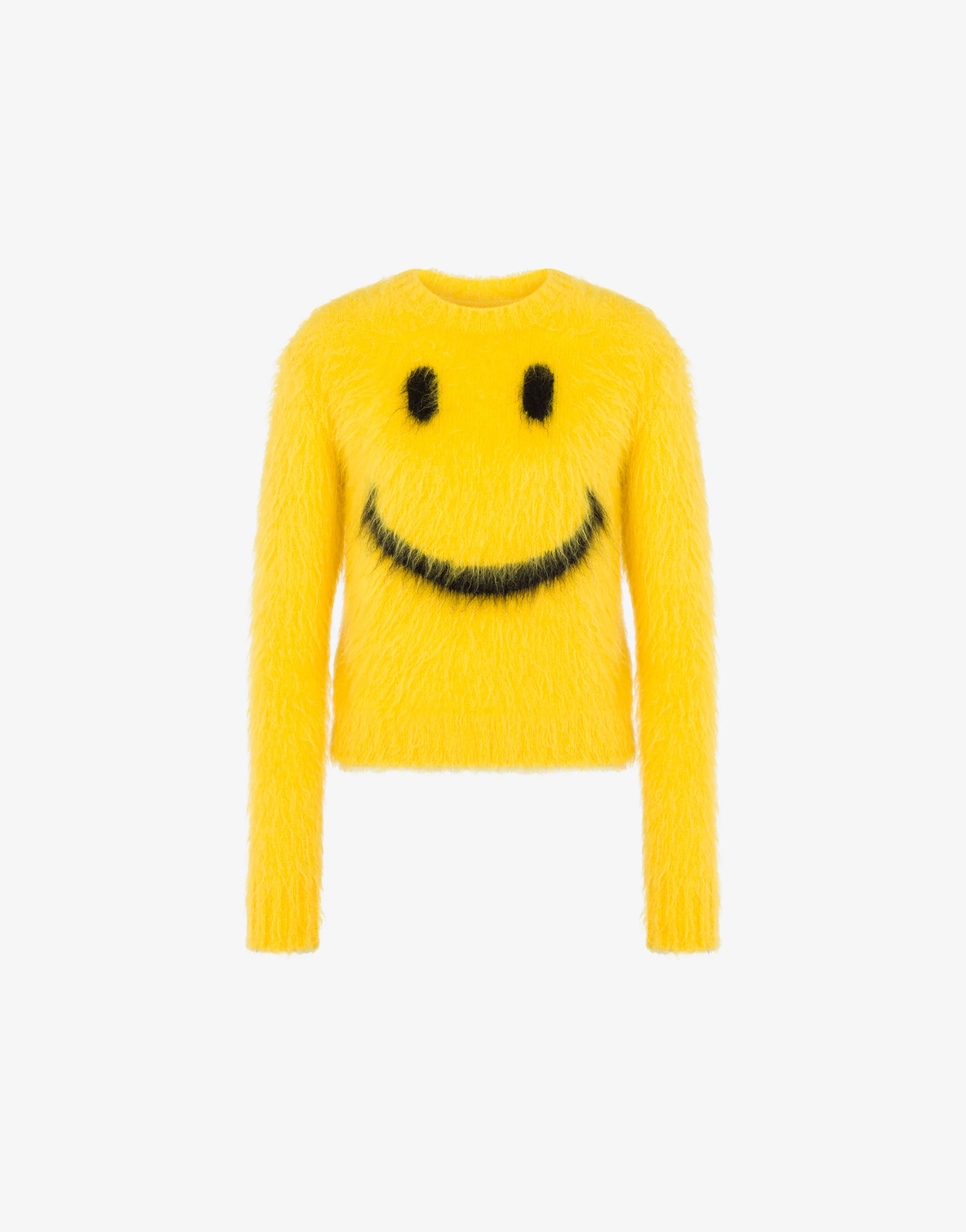 Pullover in mohair garzato Smiley