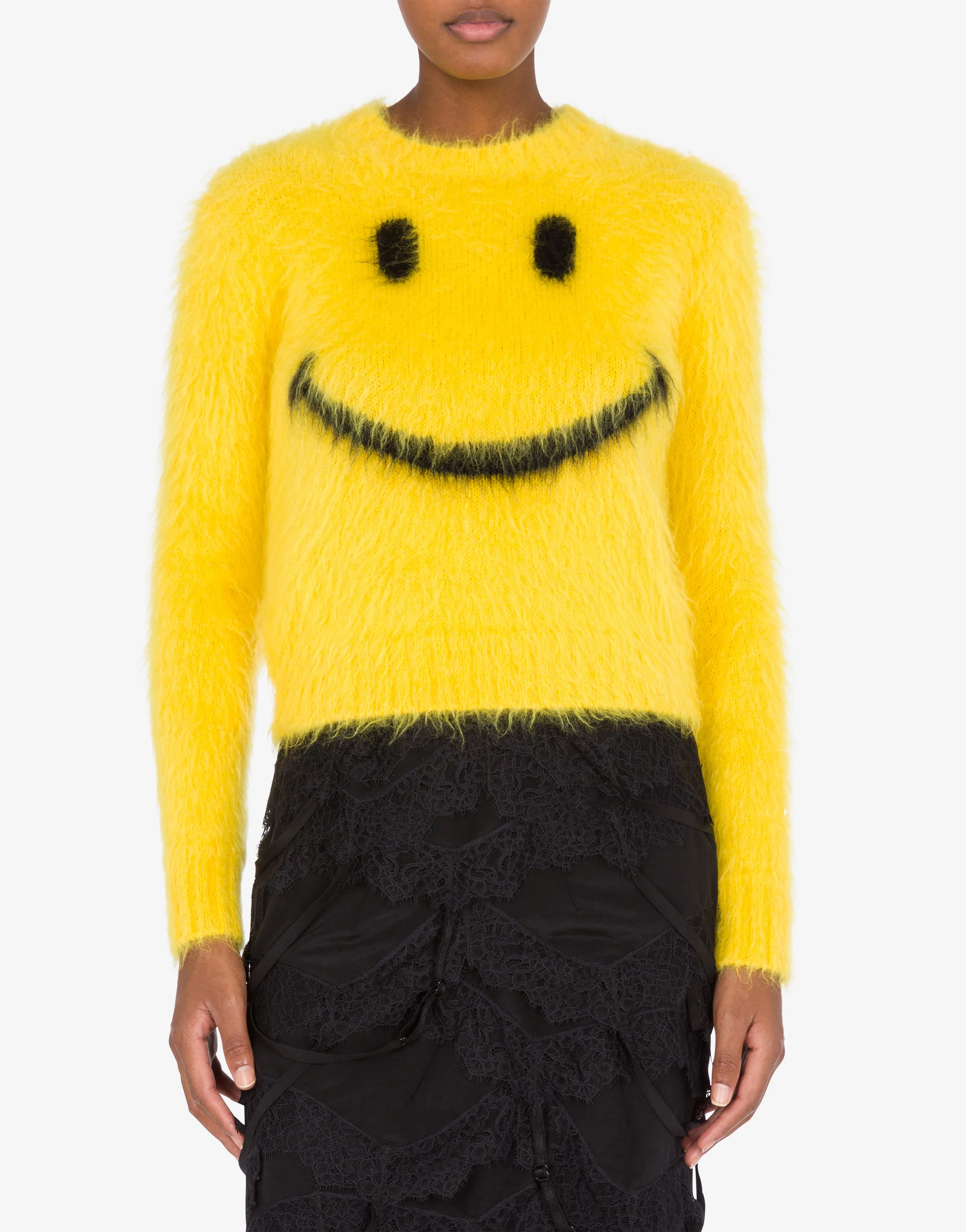 Pullover in mohair garzato Smiley - Image 2