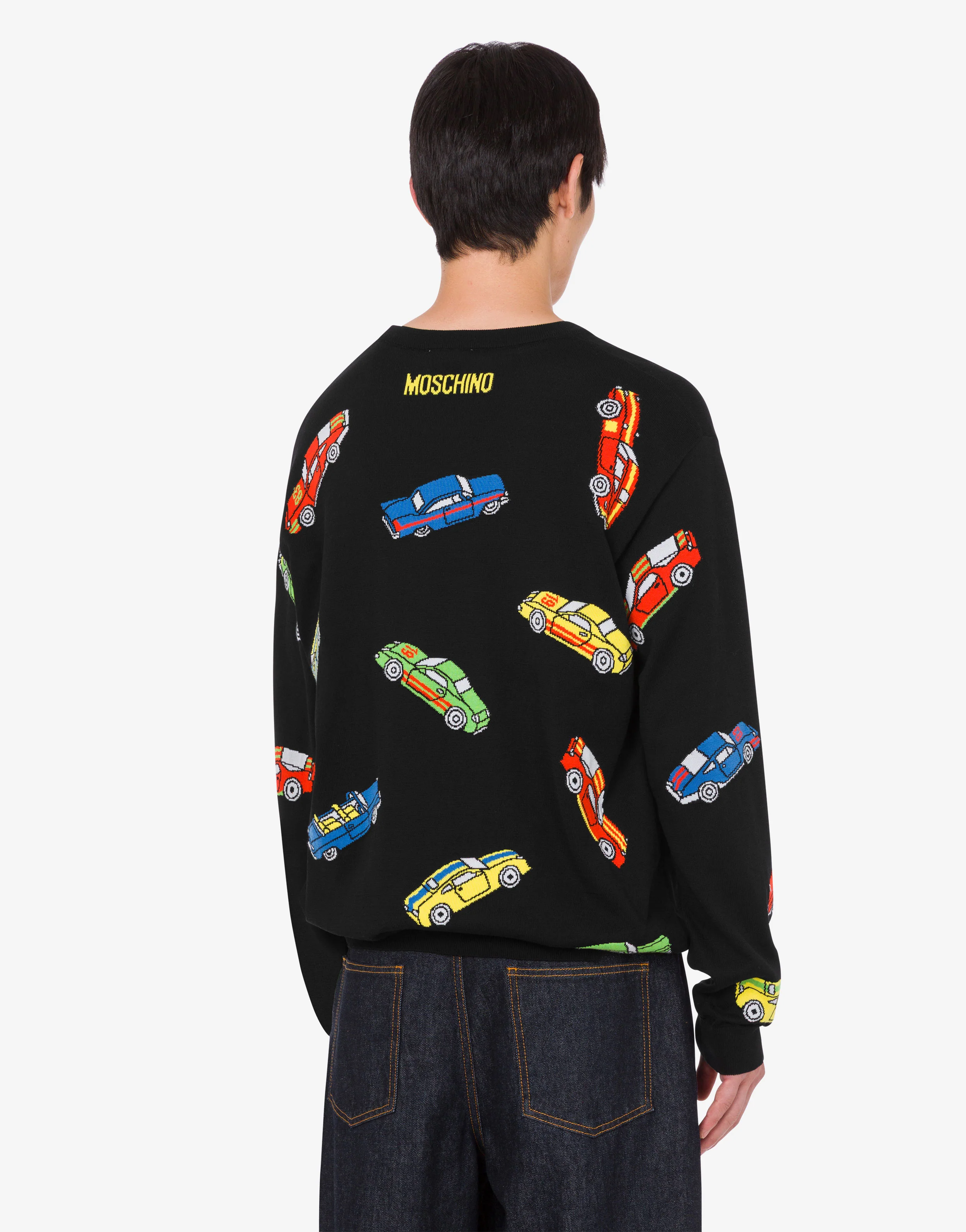 Pullover in puro cotone intarsiato - Image 3