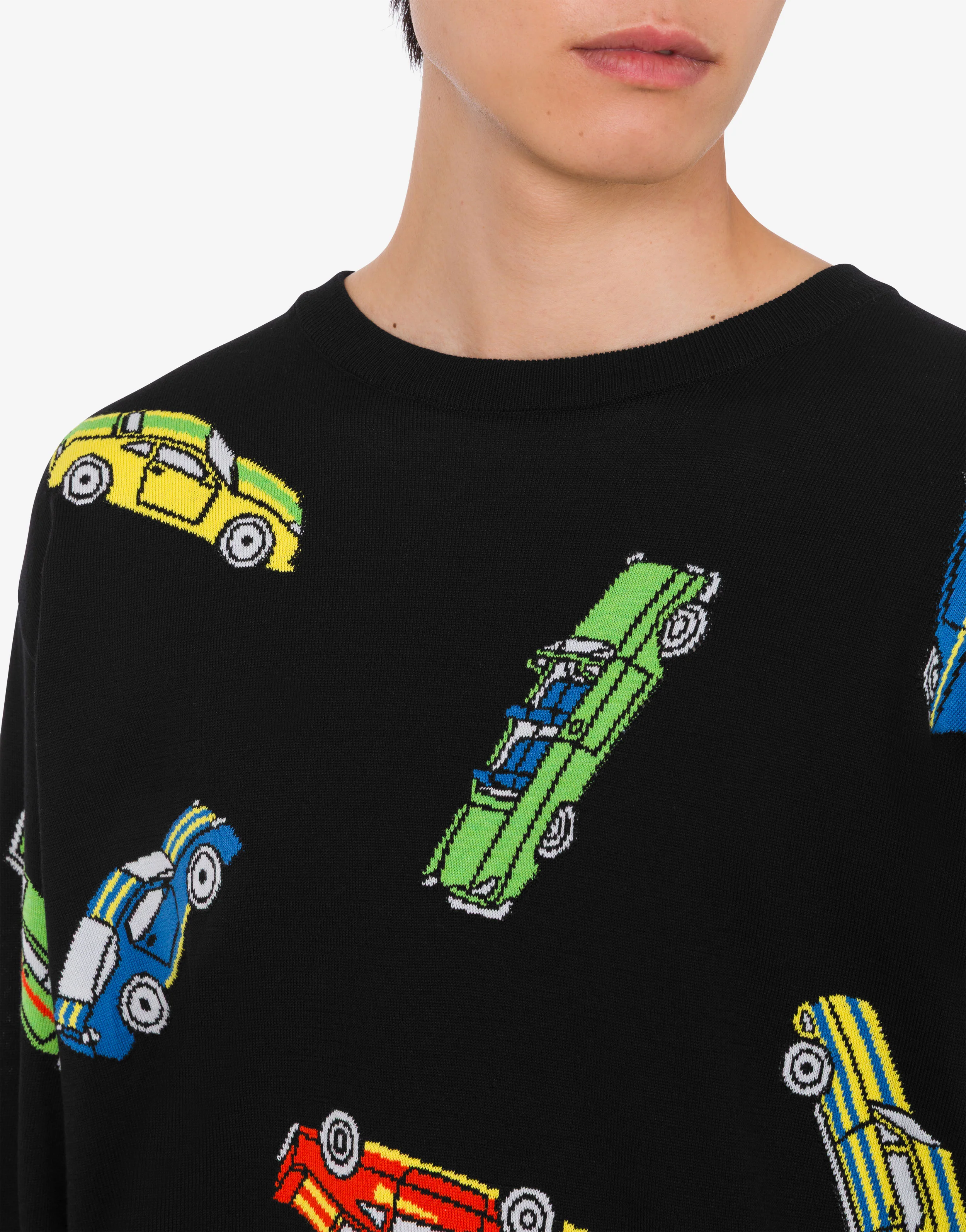 Pullover in puro cotone intarsiato - Image 4
