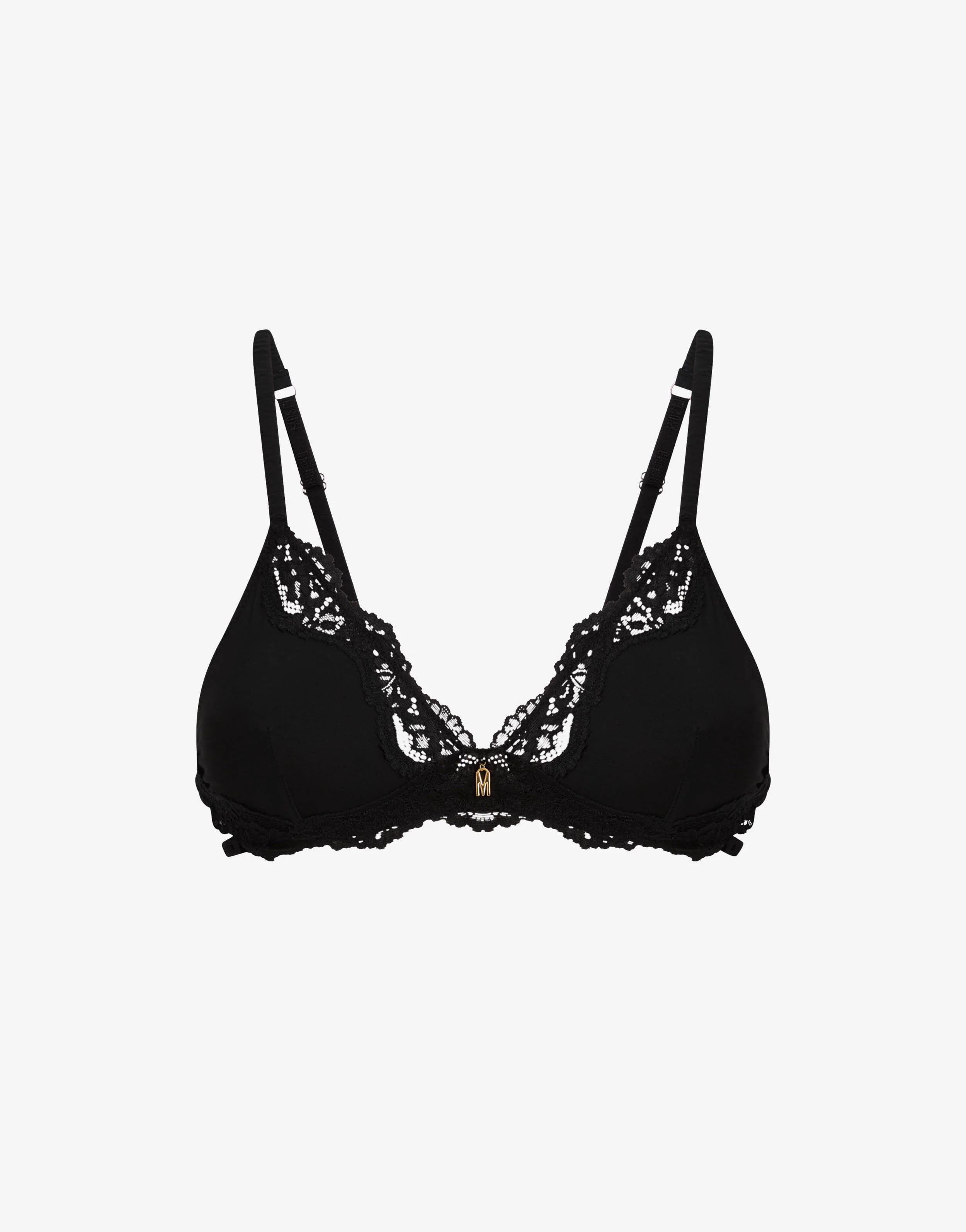 Reggiseno in microfibra e pizzo