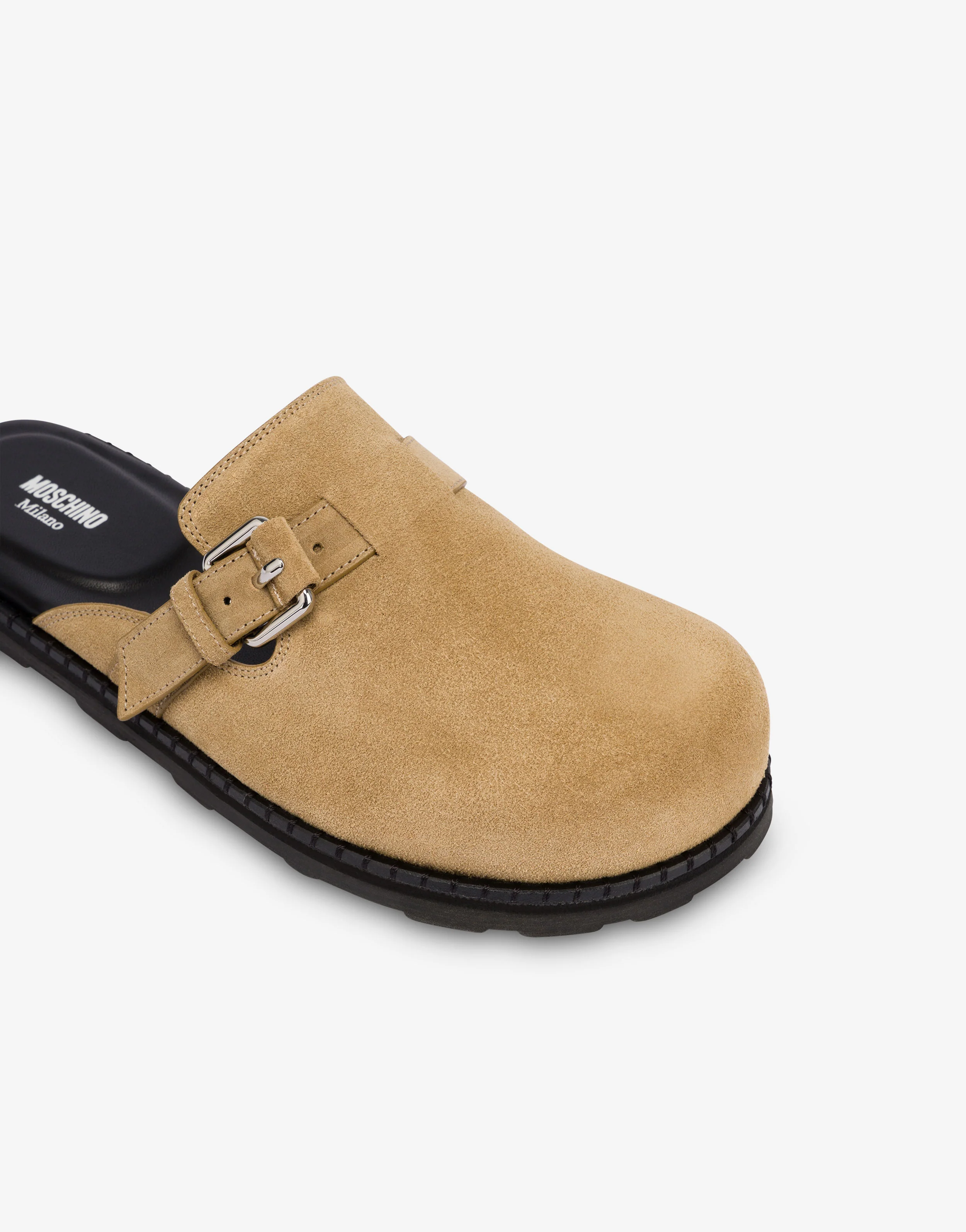Sabot in suede con cinturino - Image 4