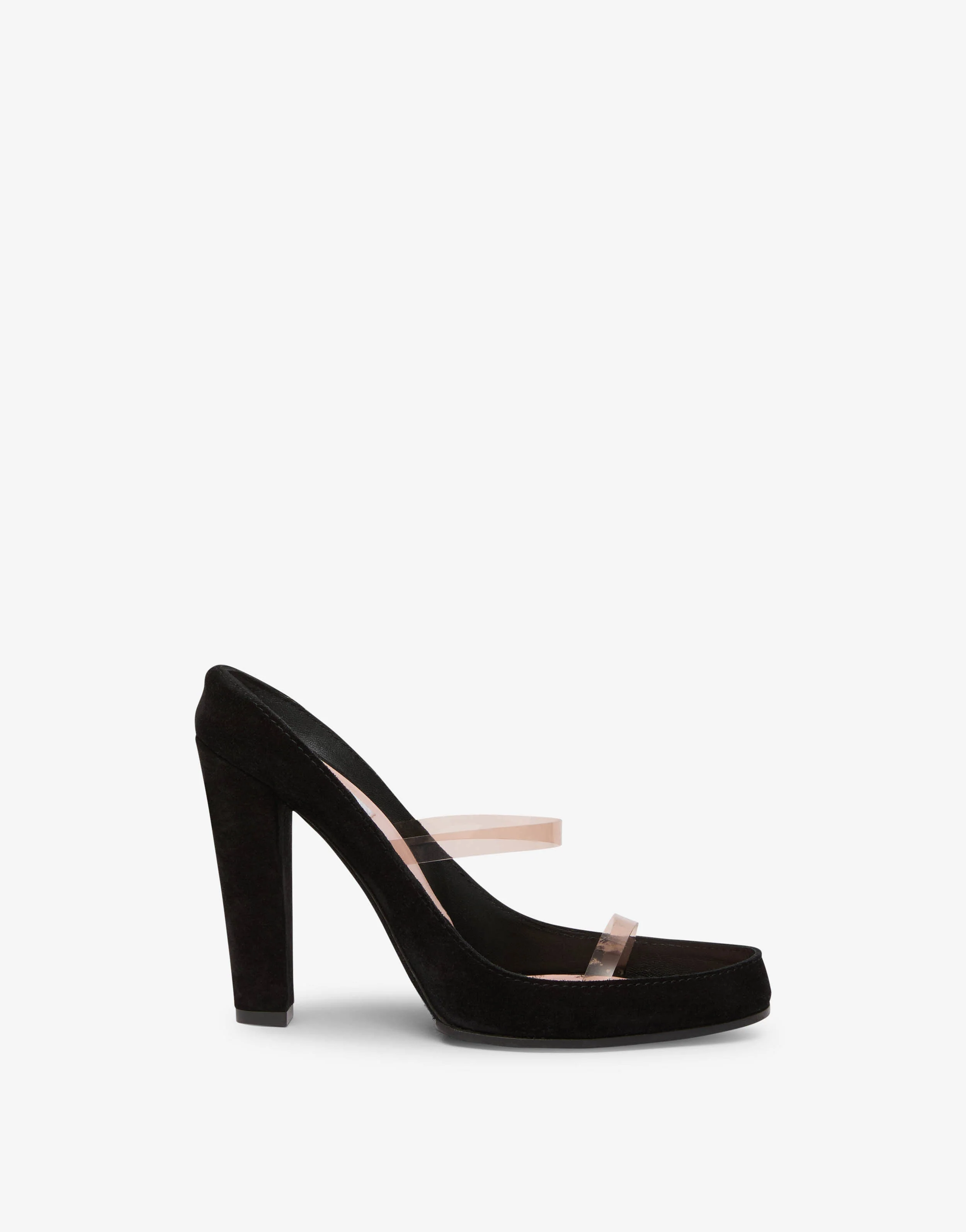 Sandali alti in suede e pvc - Image 2