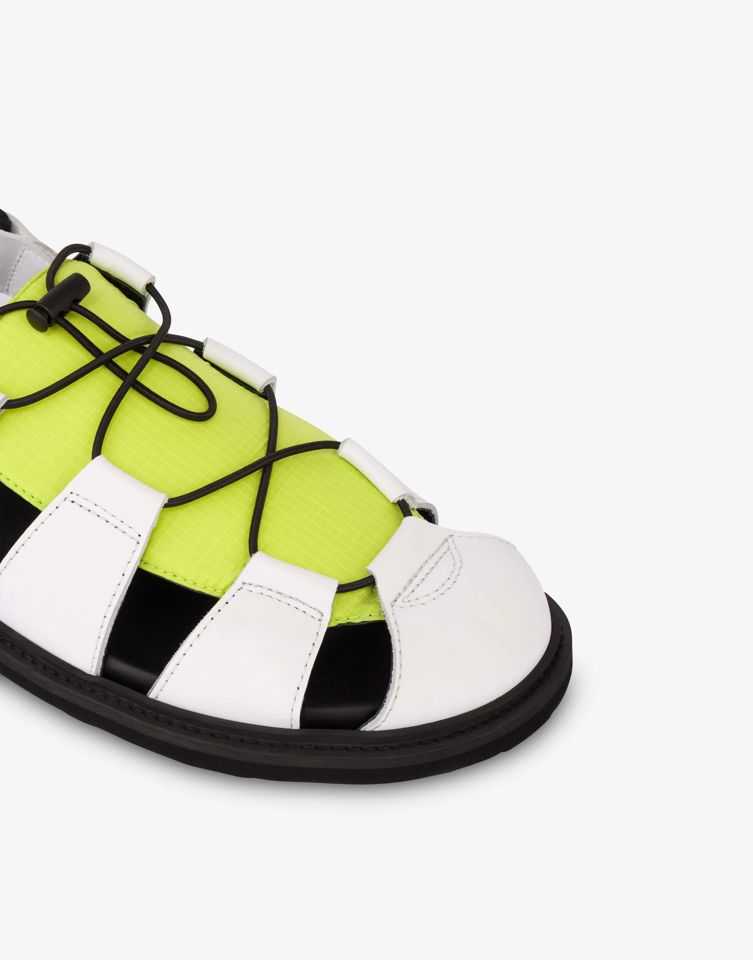 Sandali in vitello e nylon - Image 4
