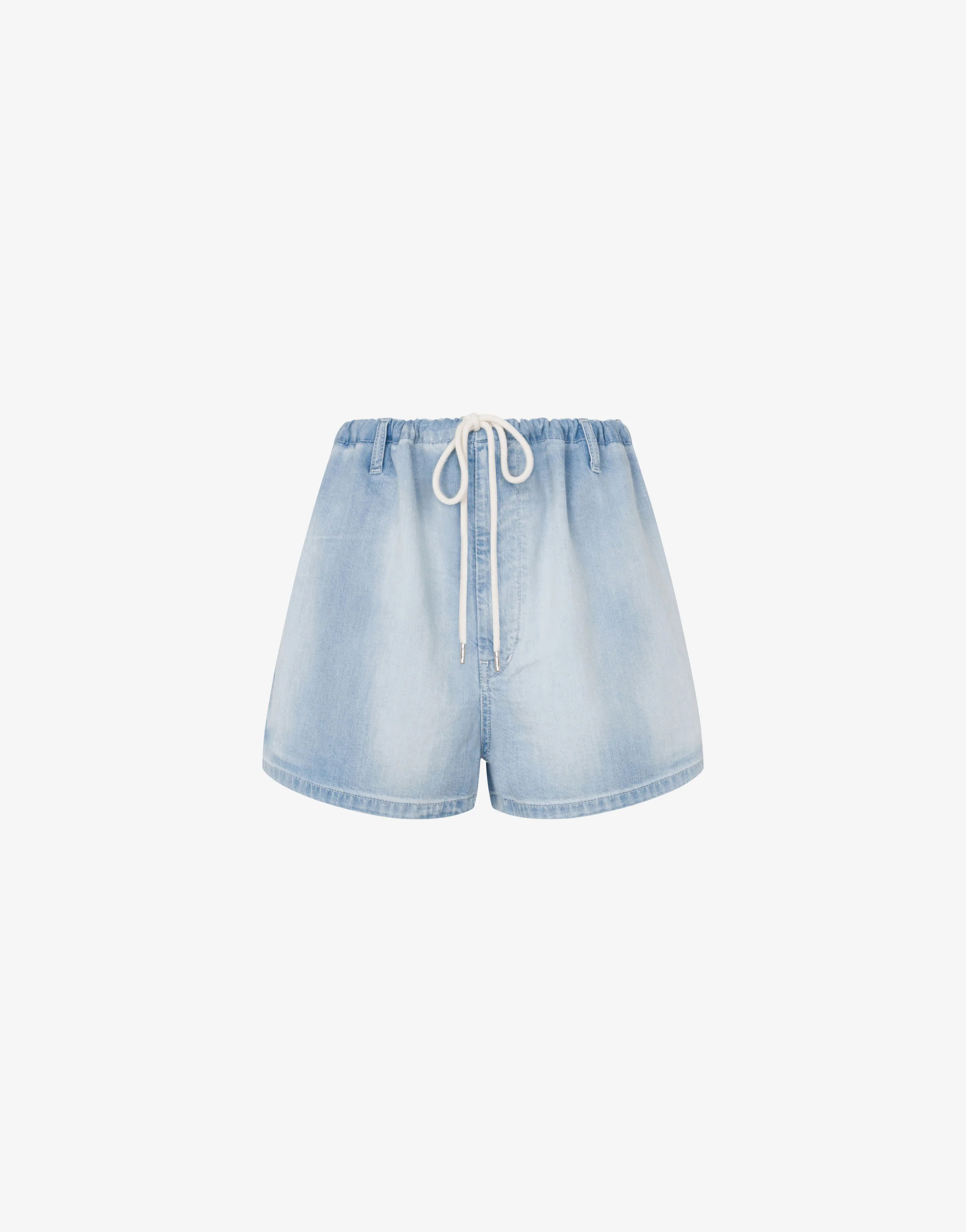 Short in denim di cotone leggero