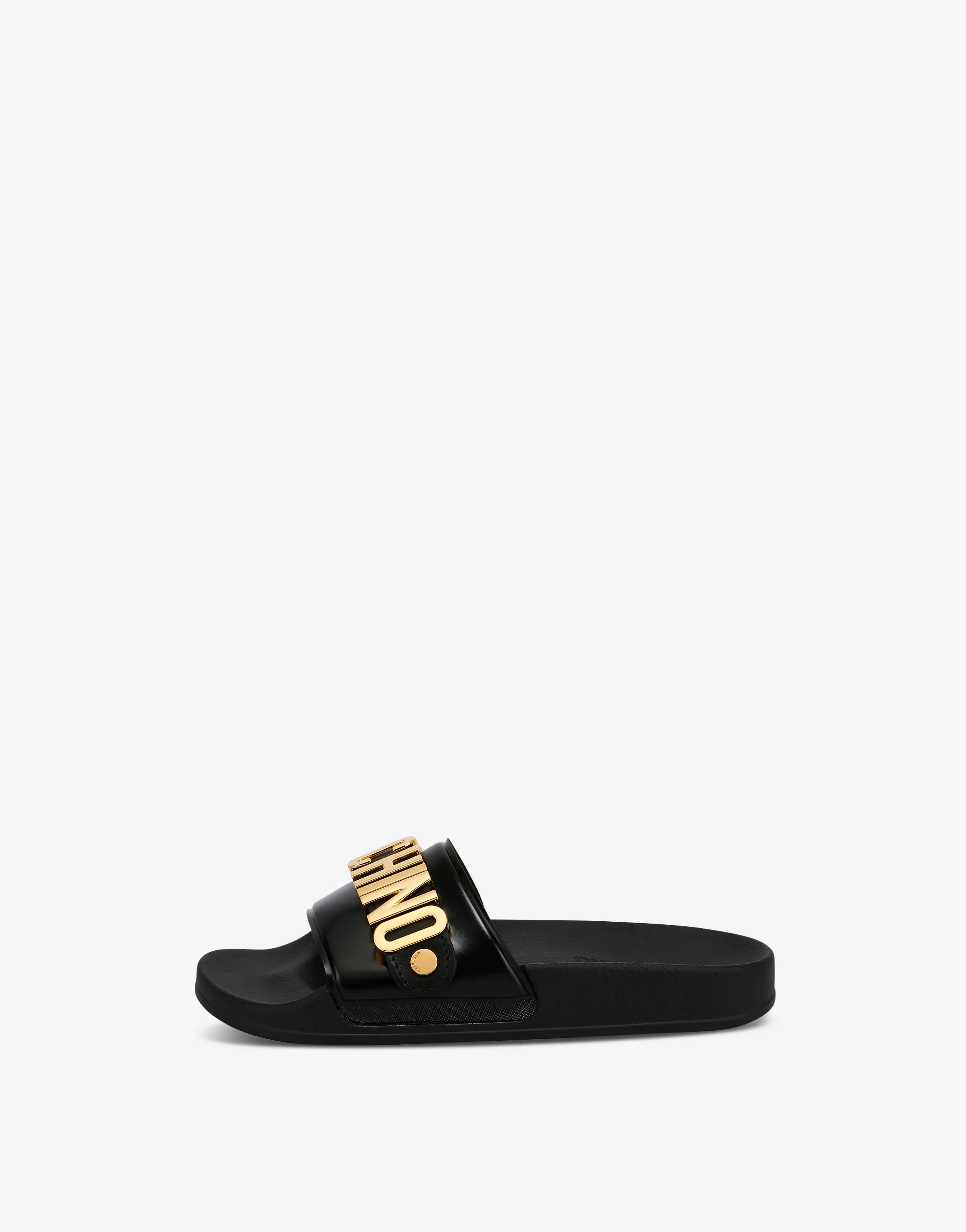 Slide sandal in PVC con logo Lettering - Image 2