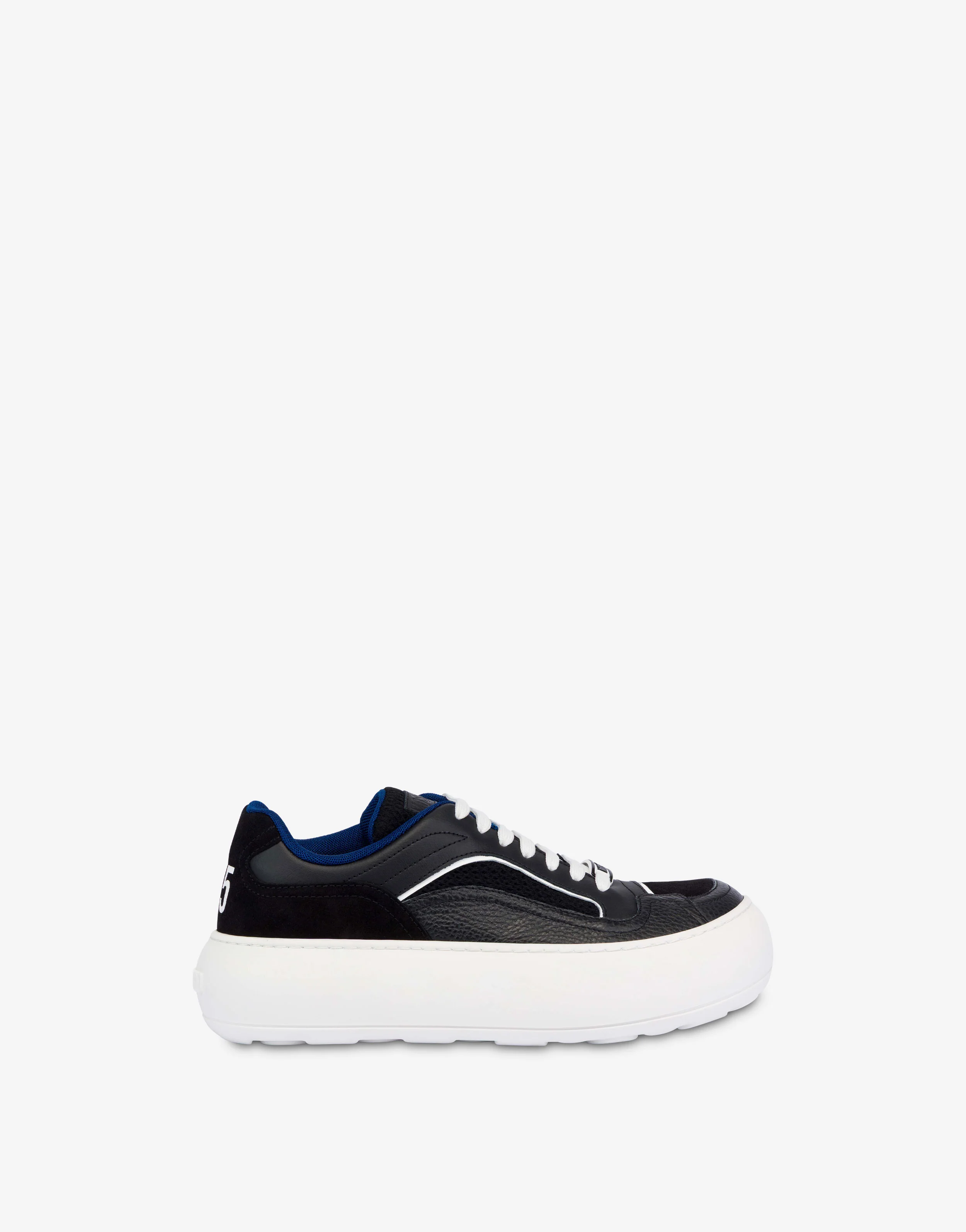 Sneakers in rete, vitello e suede - Image 2
