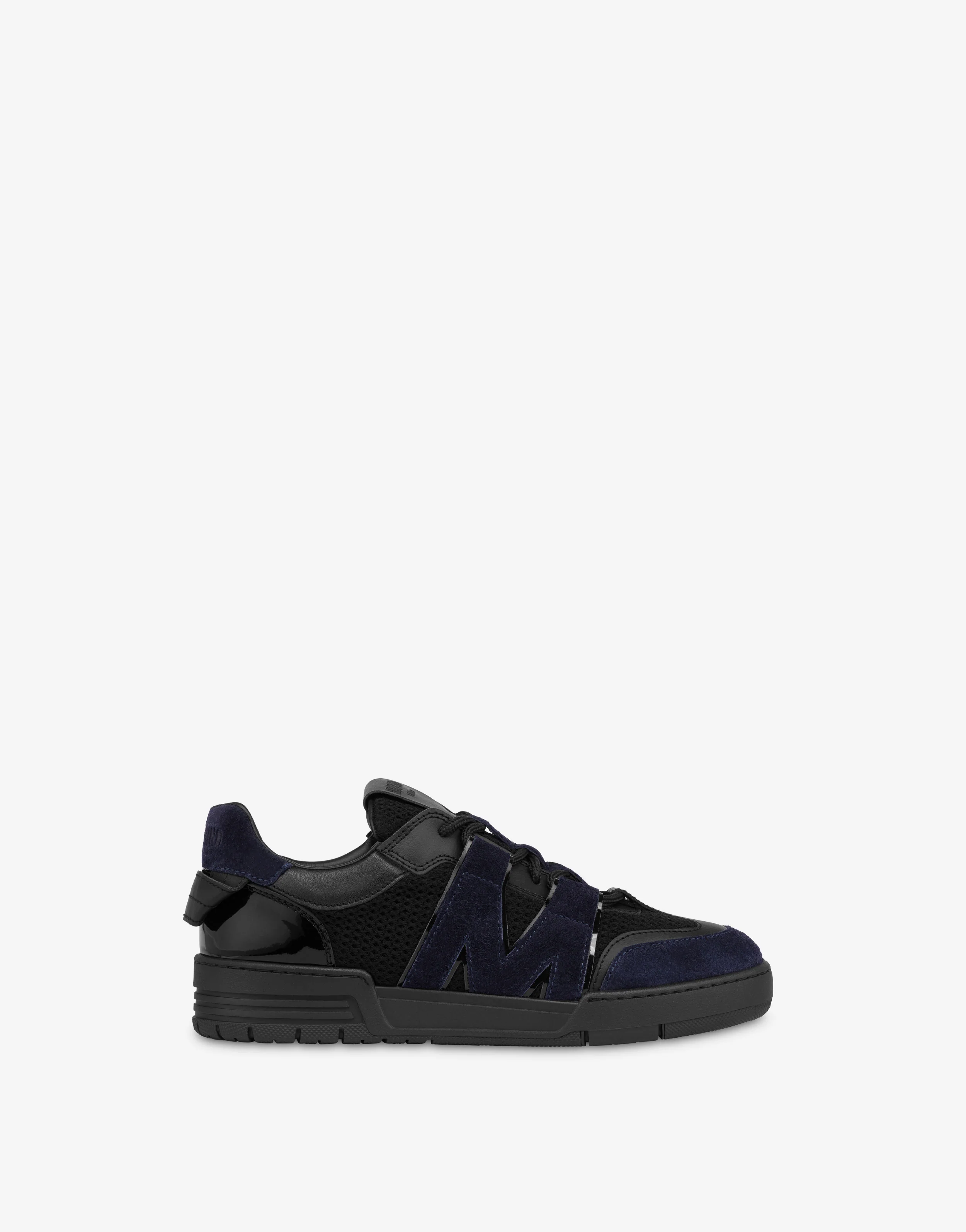 Sneakers in rete, vitello e suede - Image 2
