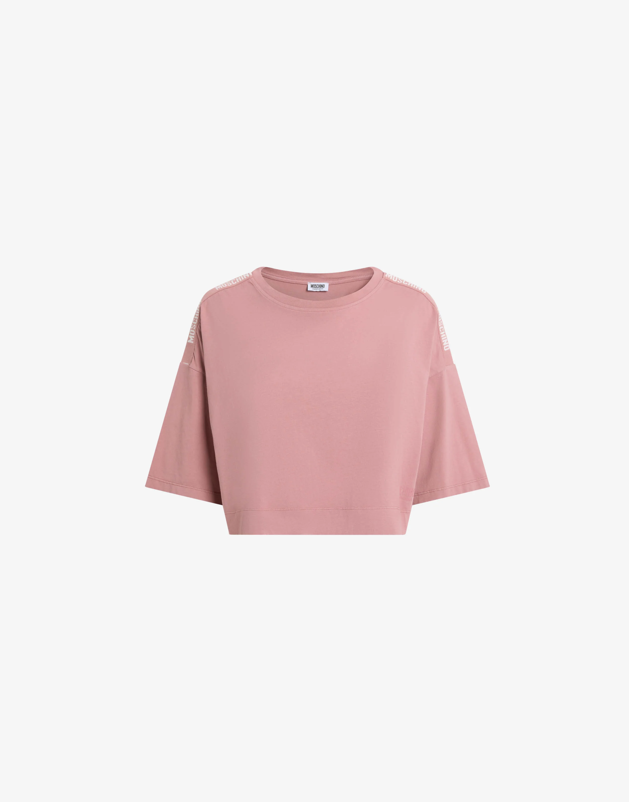 T-shirt crop in jersey di cotone - Image 4