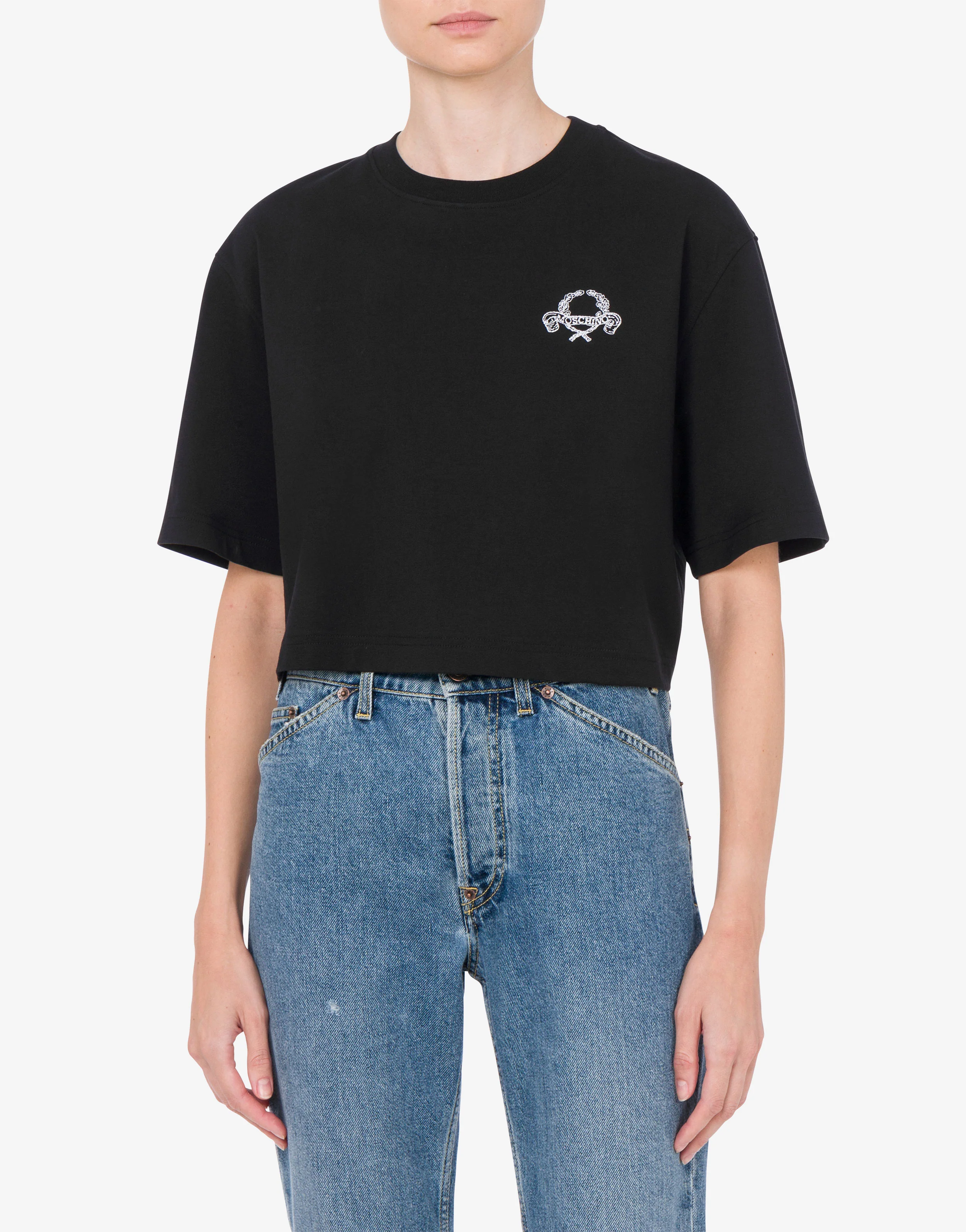 T-shirt cropped Laurel Crown Logo - Image 2