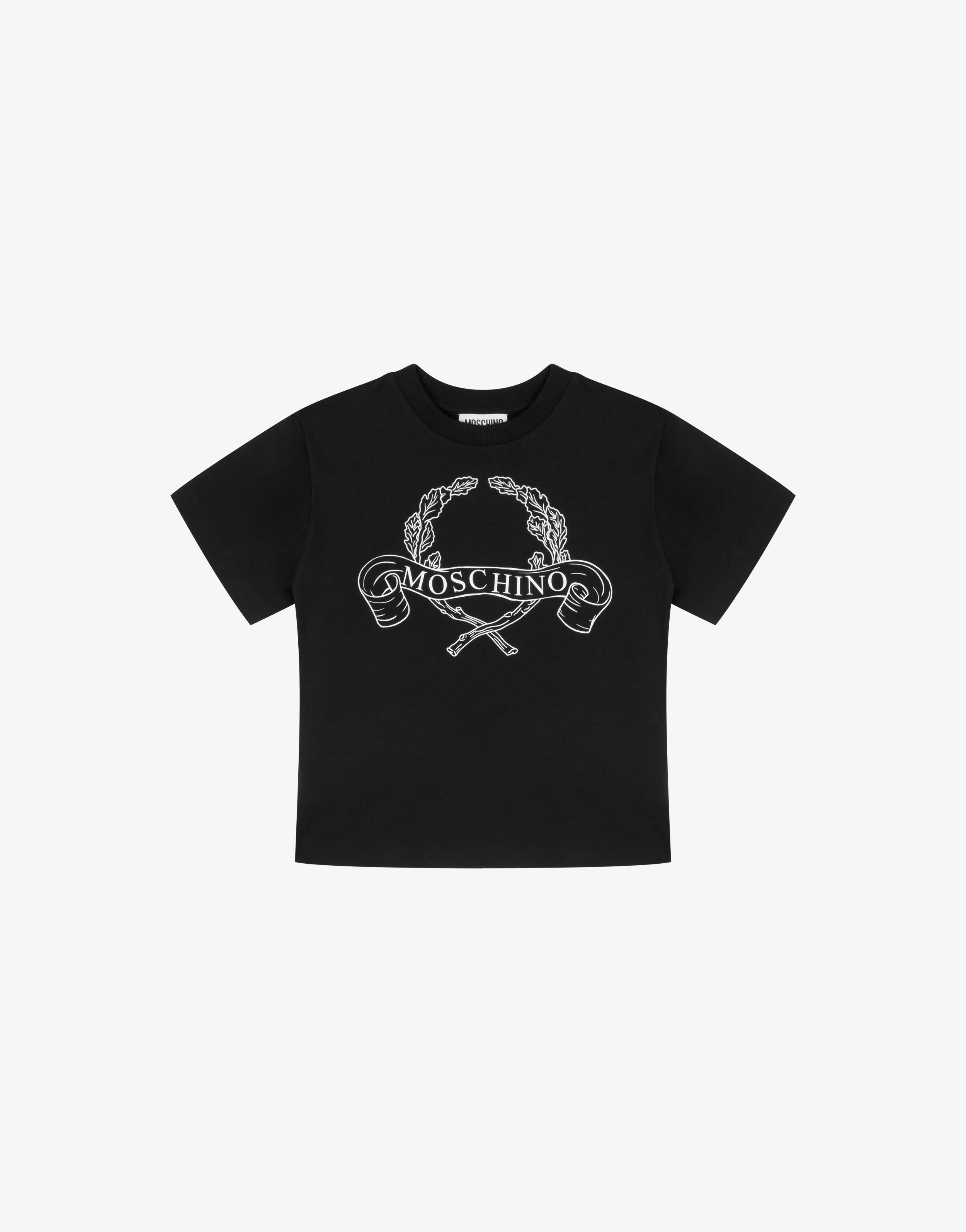 T-shirt in jersey di cotone Laurel Crown