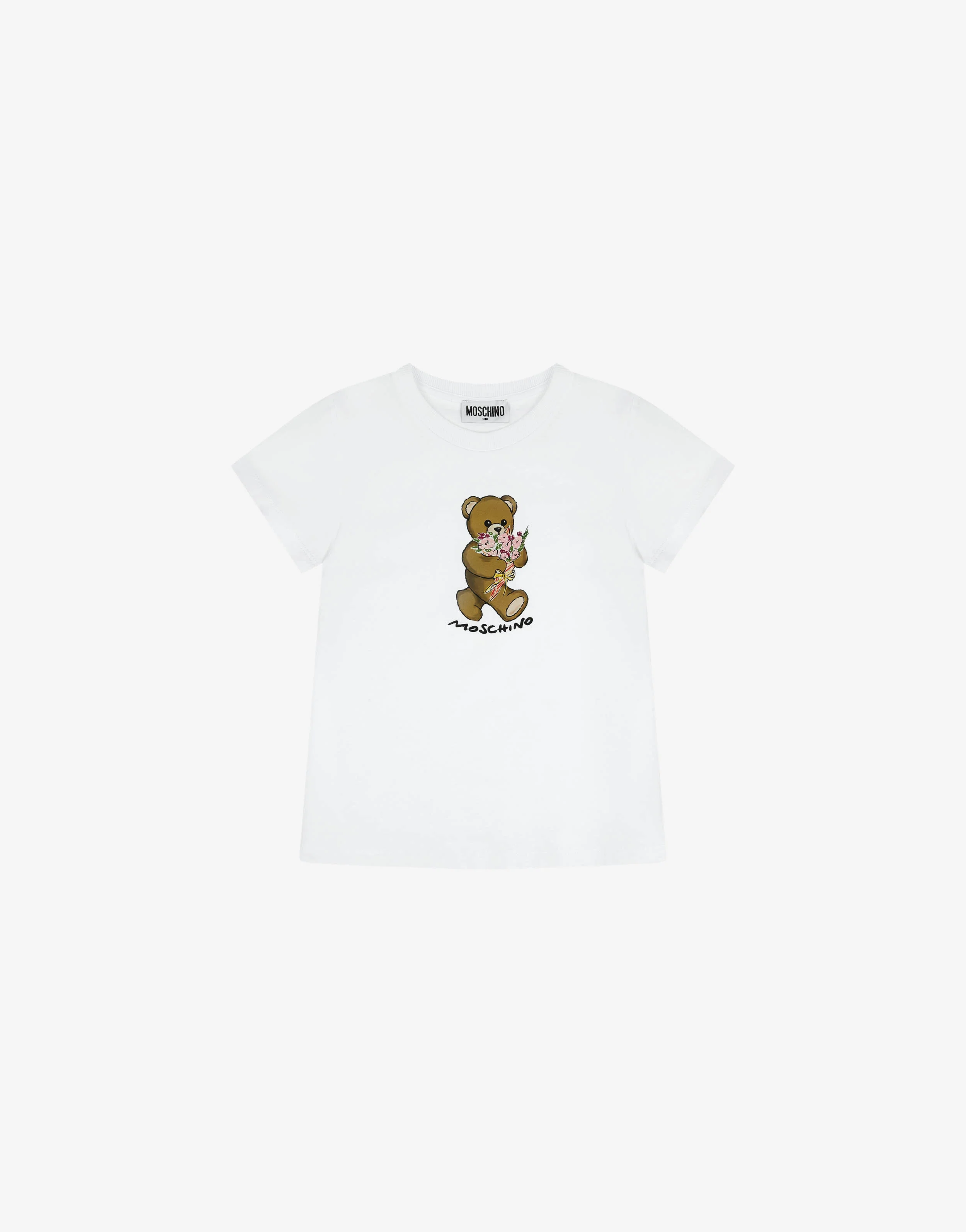 T-shirt in jersey di cotone Moschino Teddy Bear