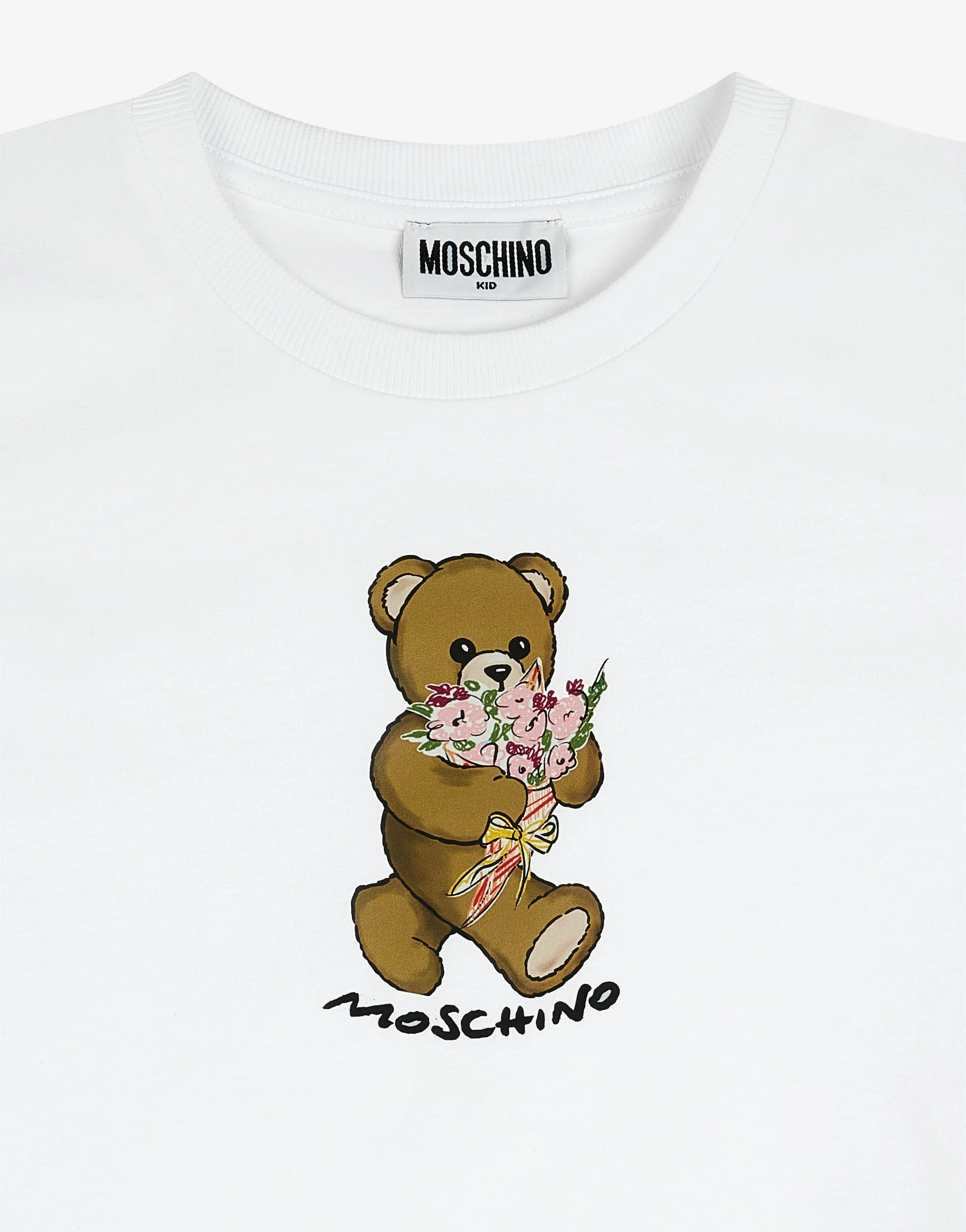 T-shirt in jersey di cotone Moschino Teddy Bear - Image 3