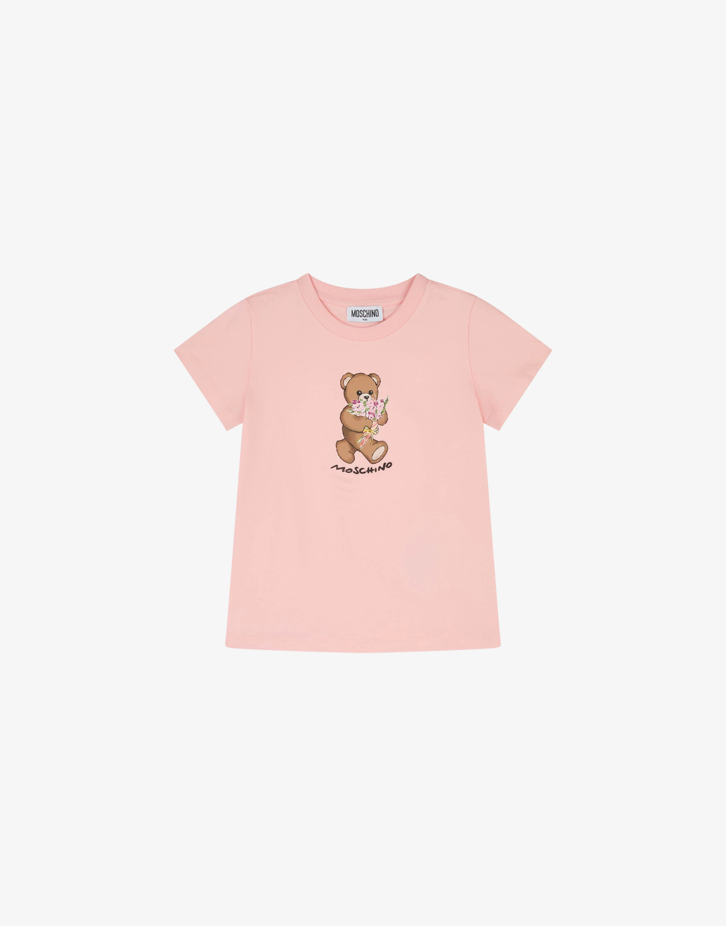 T-shirt in jersey di cotone Moschino Teddy Bear