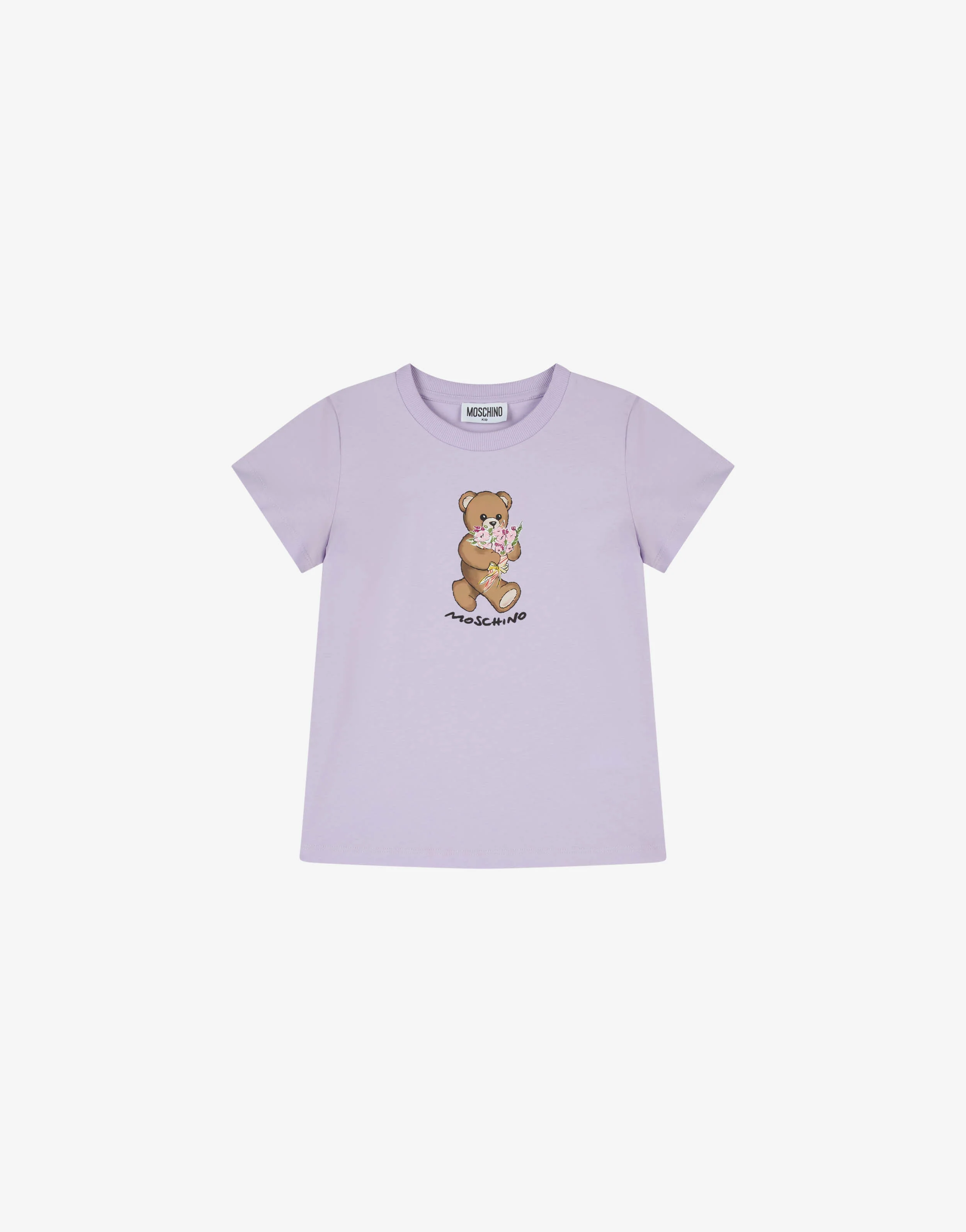 T-shirt in jersey di cotone Moschino Teddy Bear