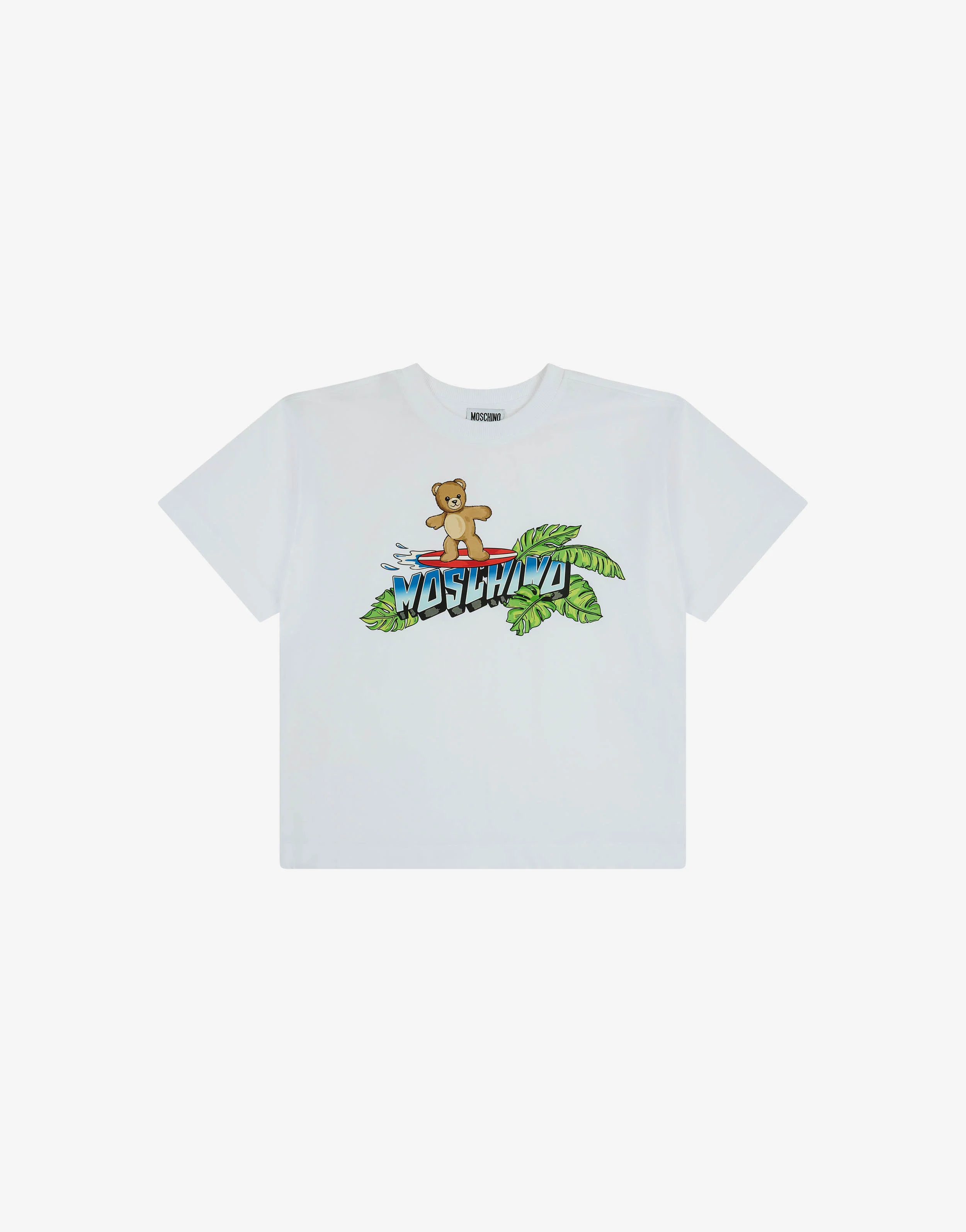 T-shirt in jersey di cotone Moschino Teddy Bear