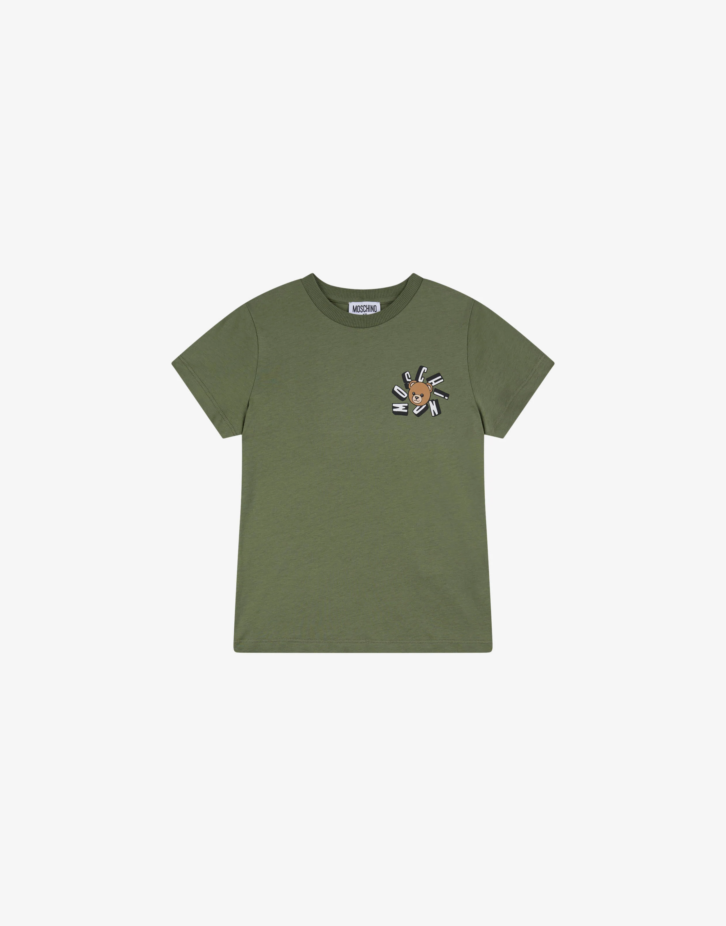 T-shirt in jersey di cotone Moschino Teddy Bear