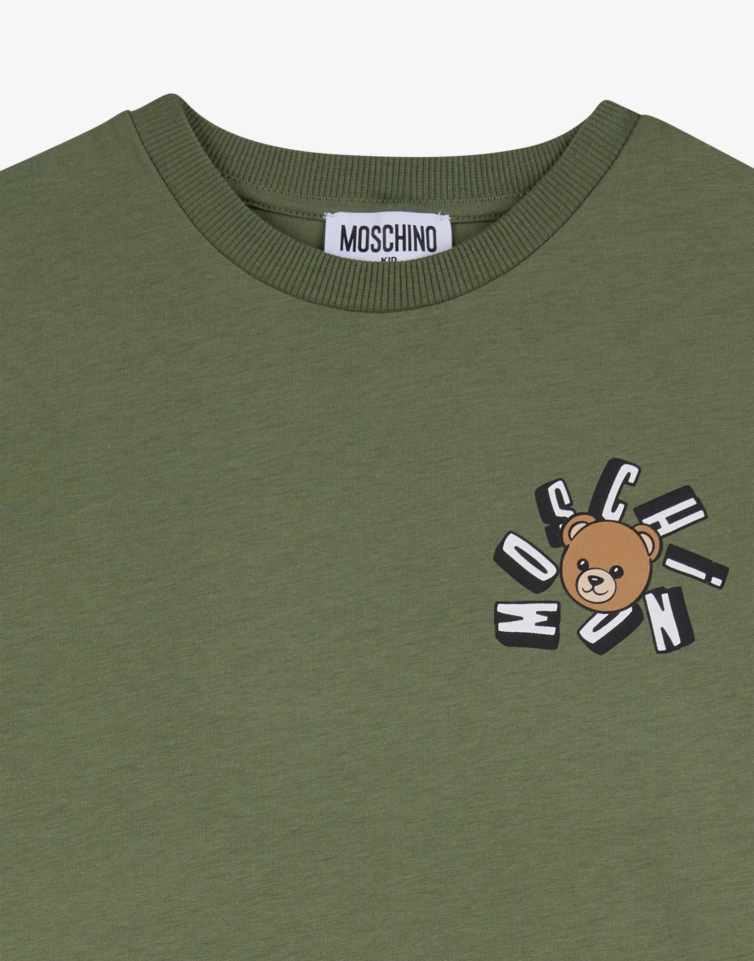 T-shirt in jersey di cotone Moschino Teddy Bear - Image 3