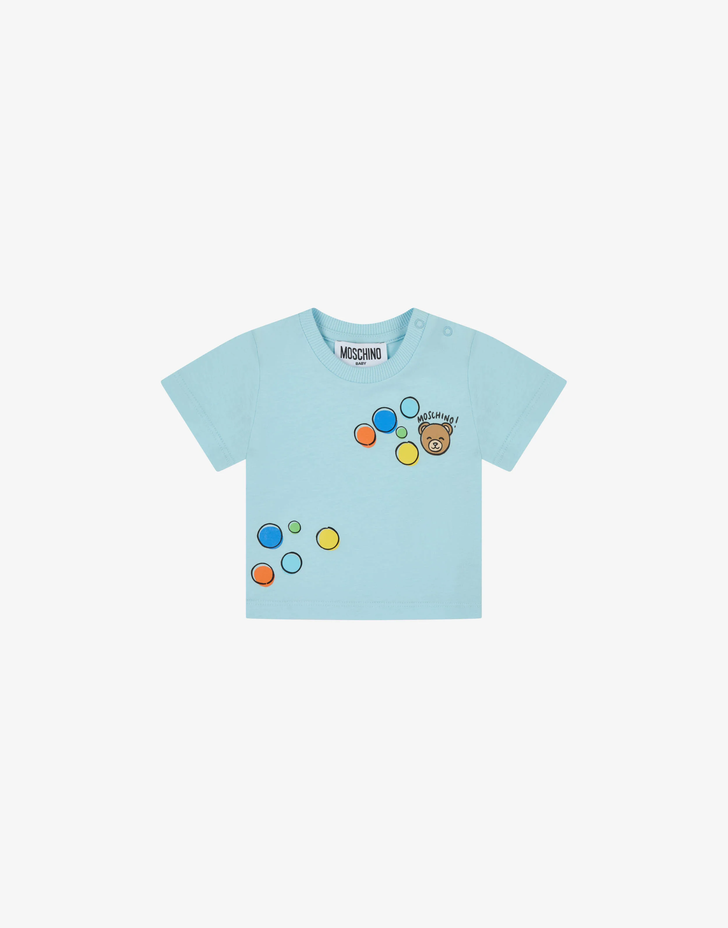 T-shirt in jersey di cotone Moschino Teddy Bear