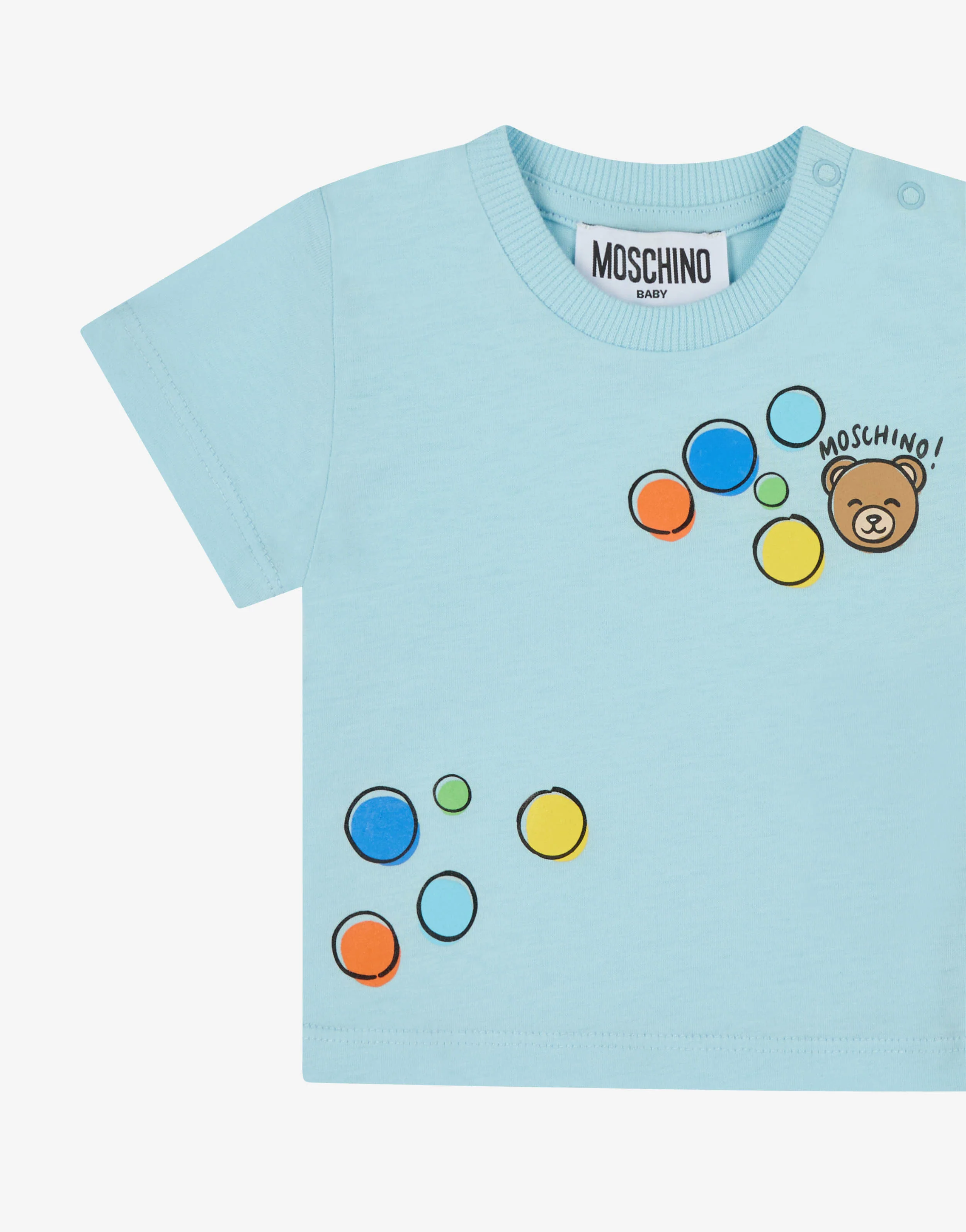 T-shirt in jersey di cotone Moschino Teddy Bear - Image 3