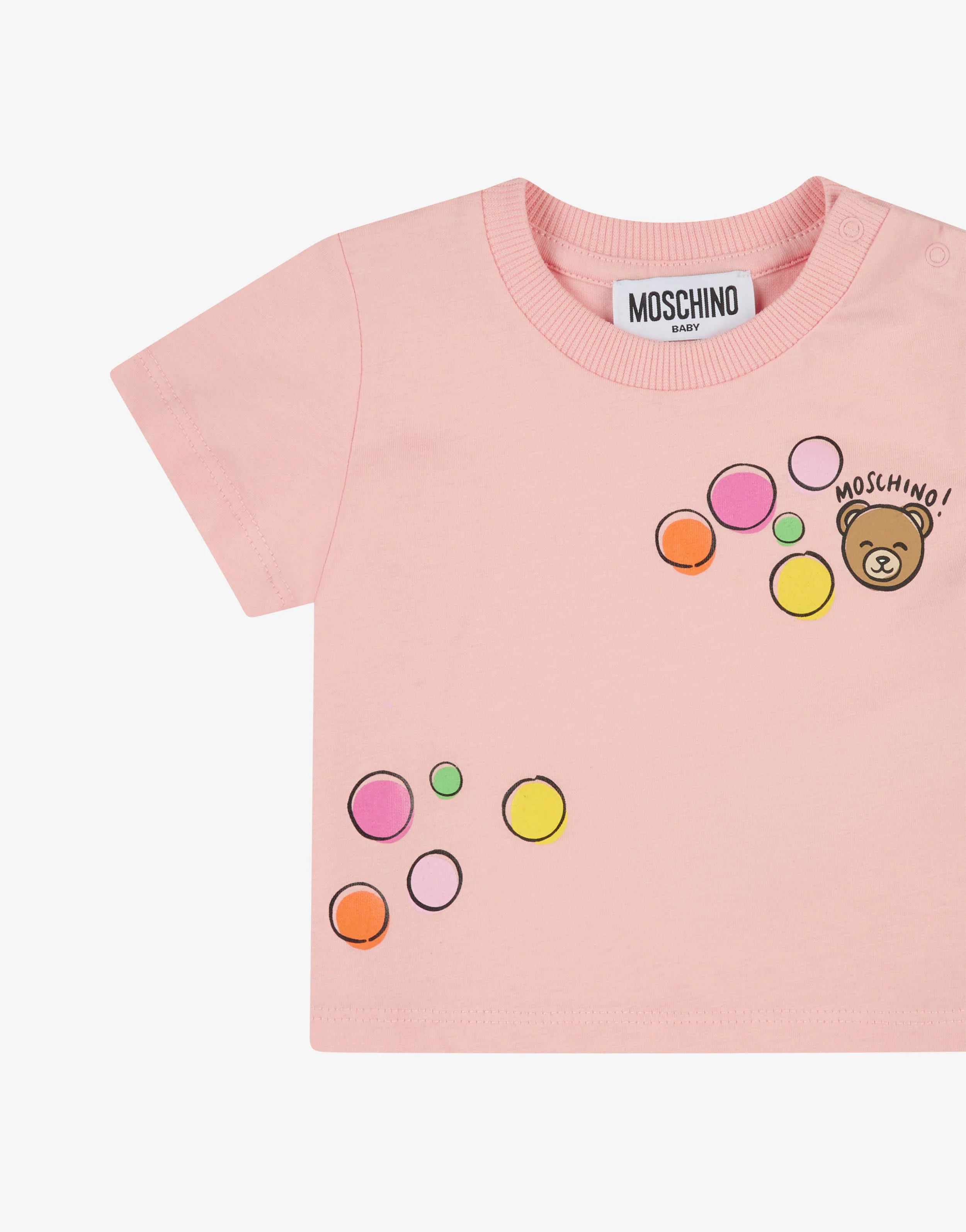 T-shirt in jersey di cotone Moschino Teddy Bear - Image 3