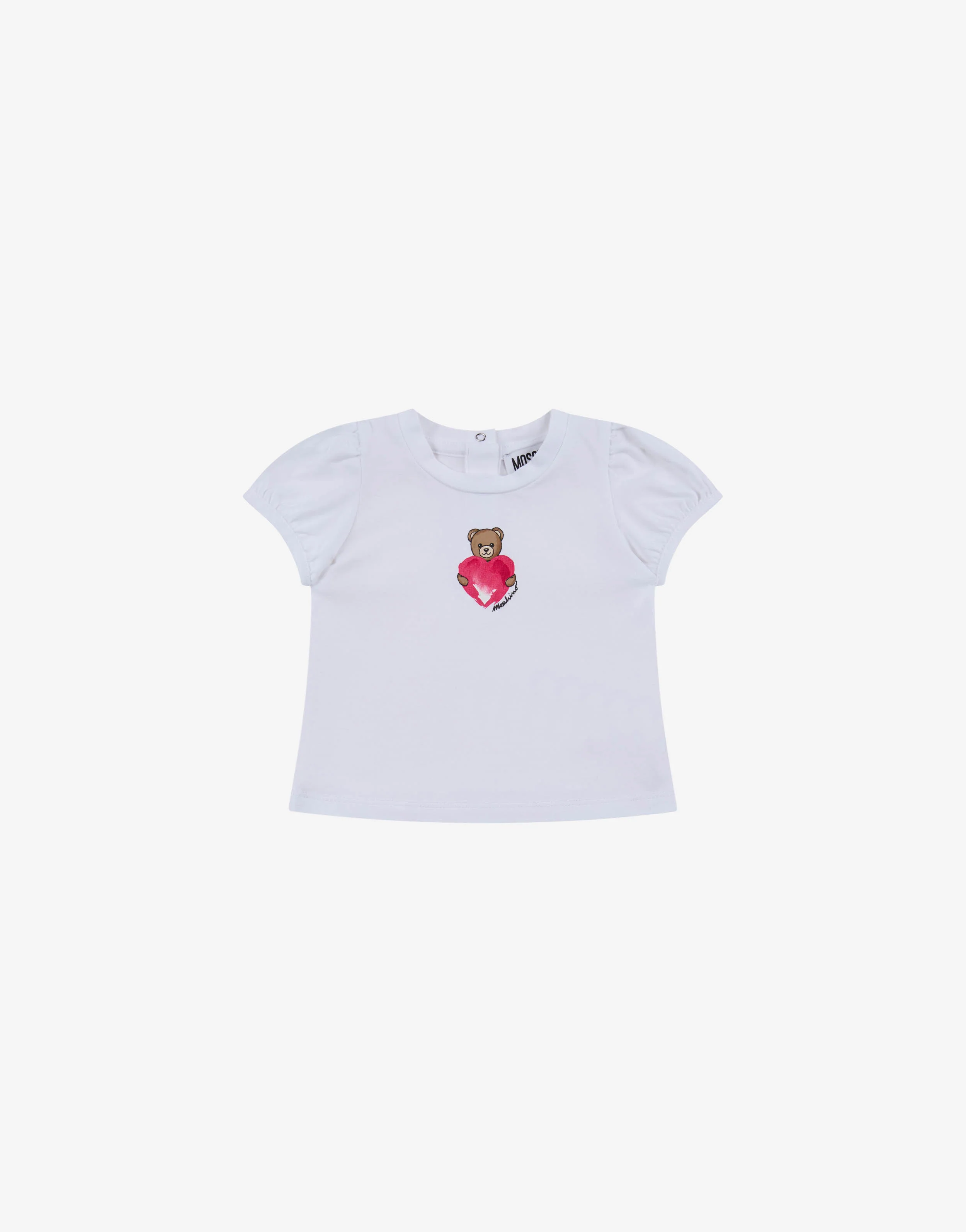 T-shirt in jersey di cotone Moschino Teddy Bear