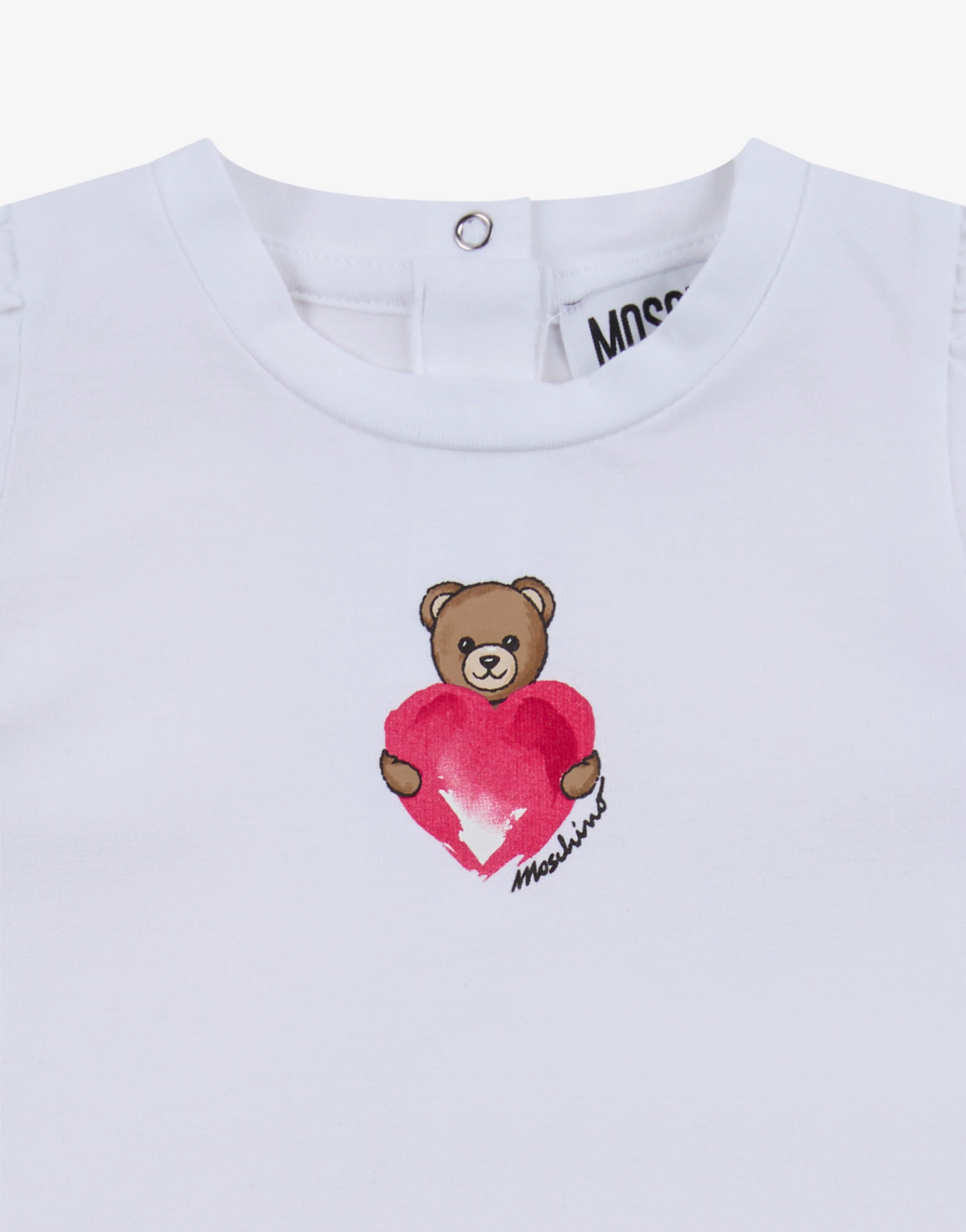 T-shirt in jersey di cotone Moschino Teddy Bear - Image 3