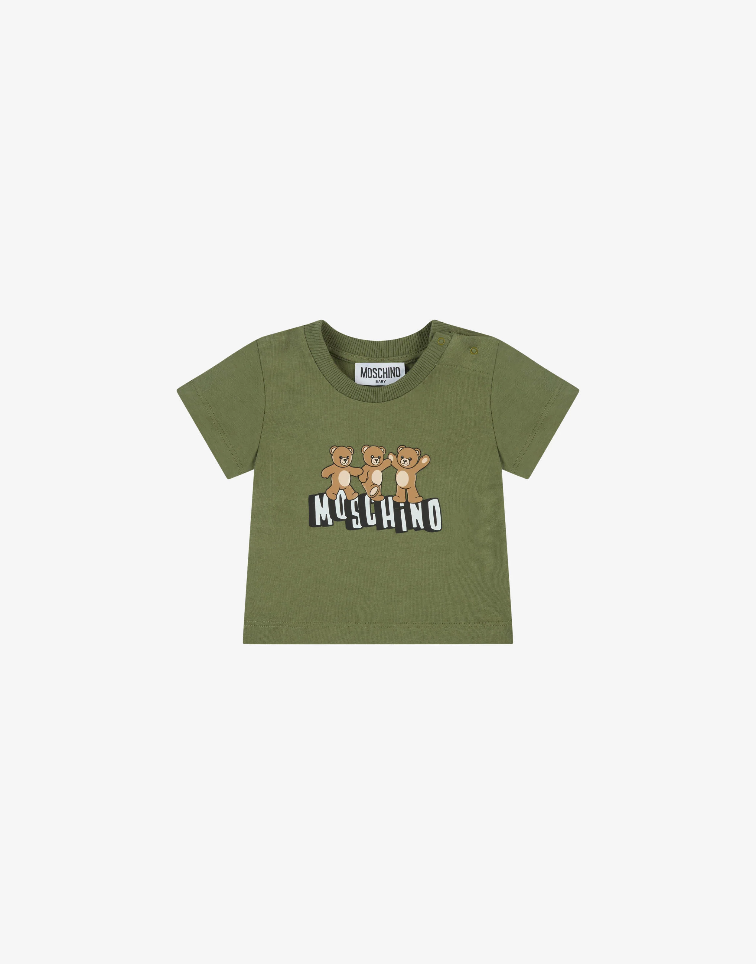 T-shirt in jersey di cotone Moschino Teddy Bear