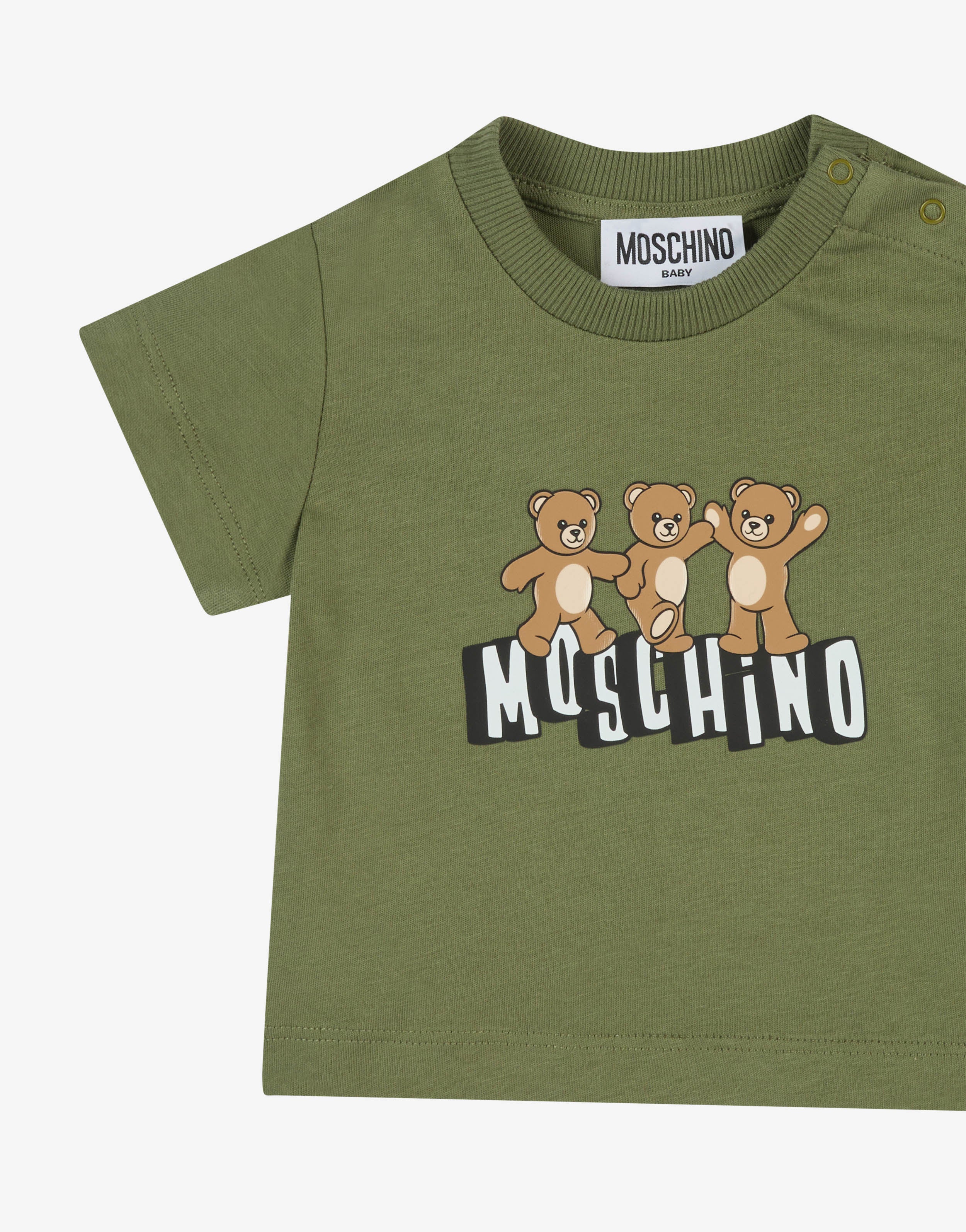 T-shirt in jersey di cotone Moschino Teddy Bear - Image 3