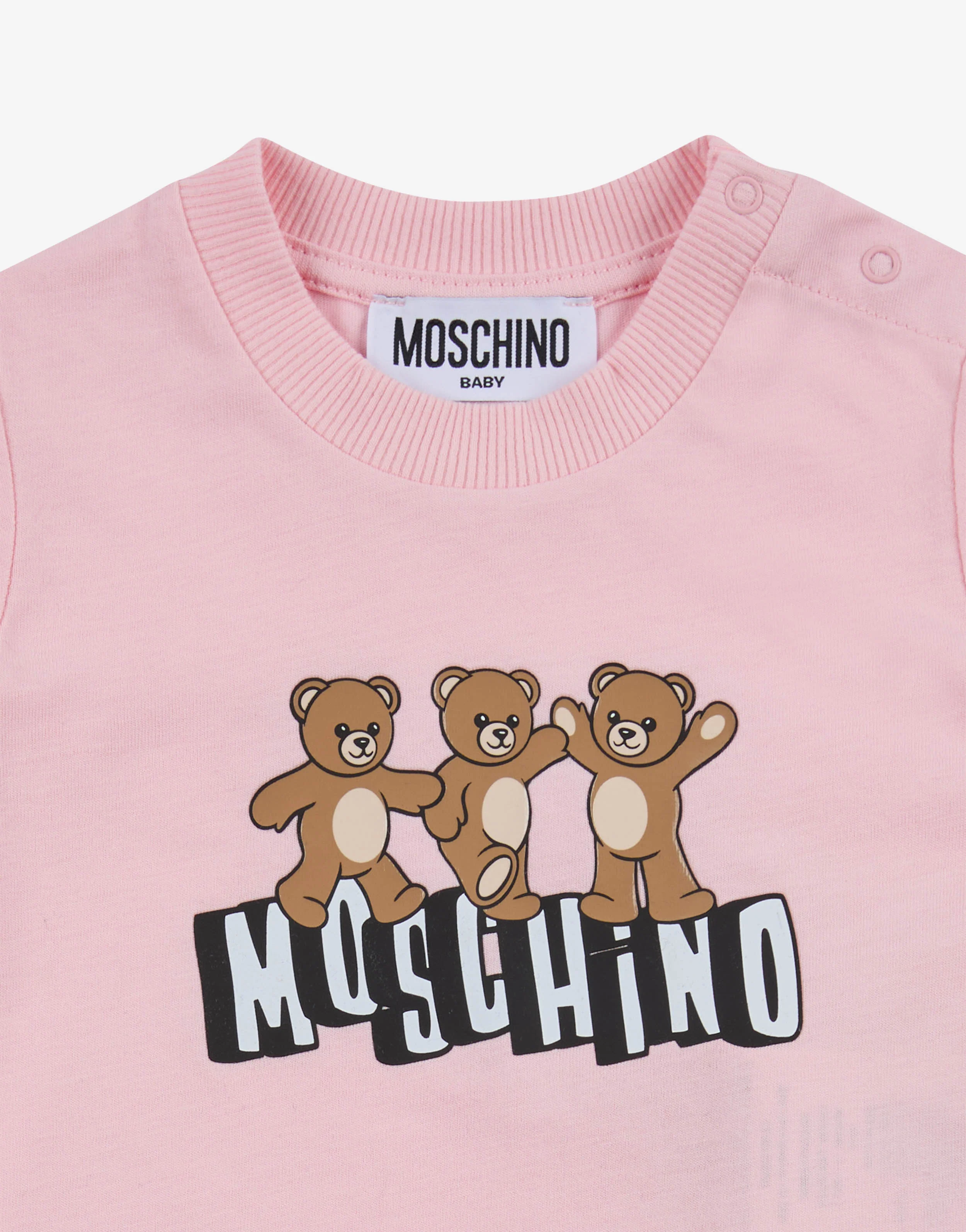 T-shirt in jersey di cotone Moschino Teddy Bear - Image 3