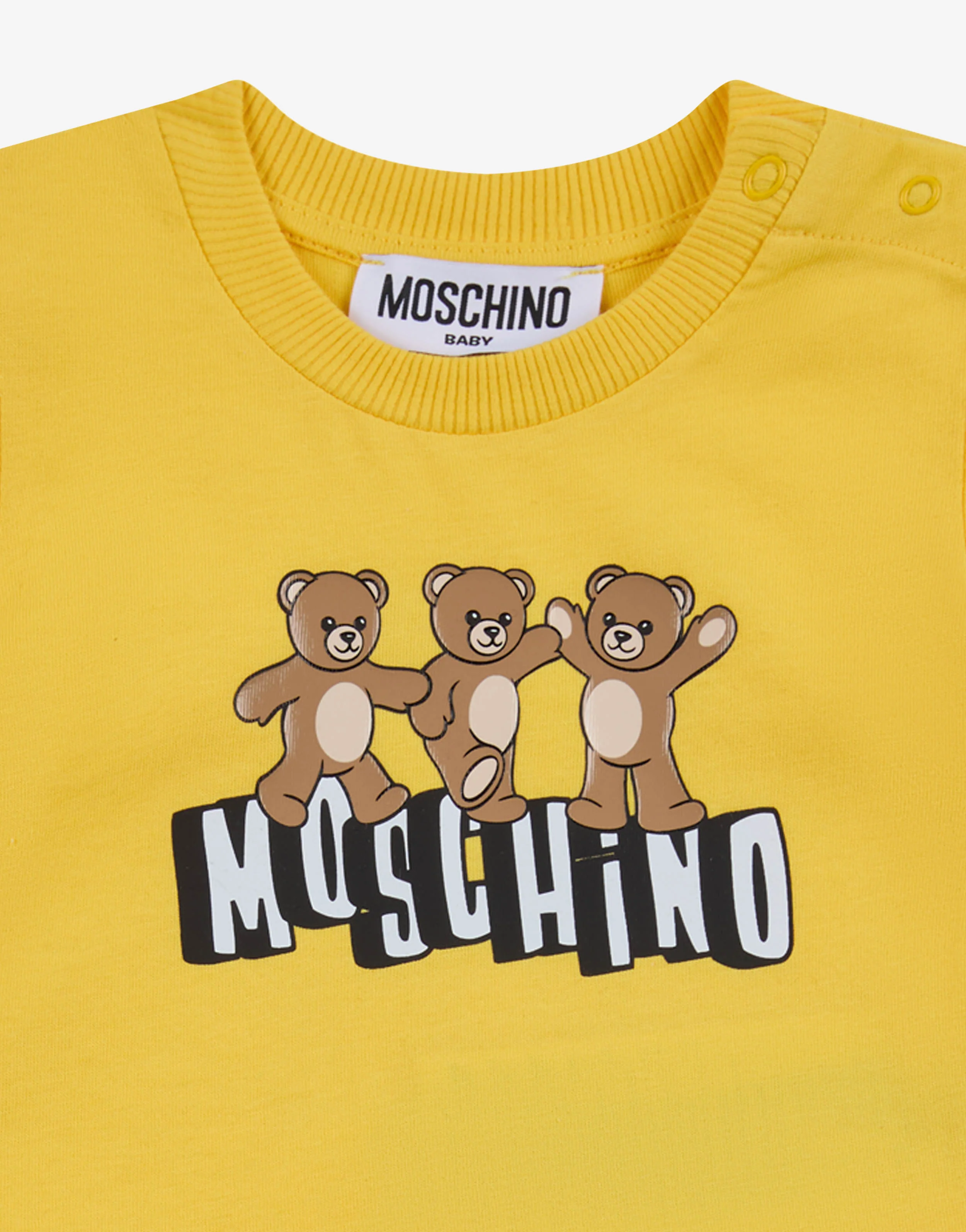 T-shirt in jersey di cotone Moschino Teddy Bear - Image 3