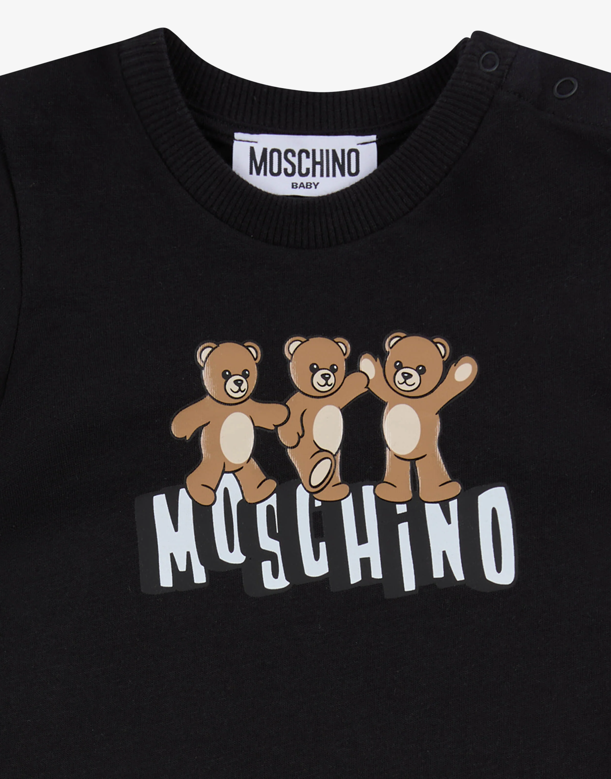 T-shirt in jersey di cotone Moschino Teddy Bear - Image 3