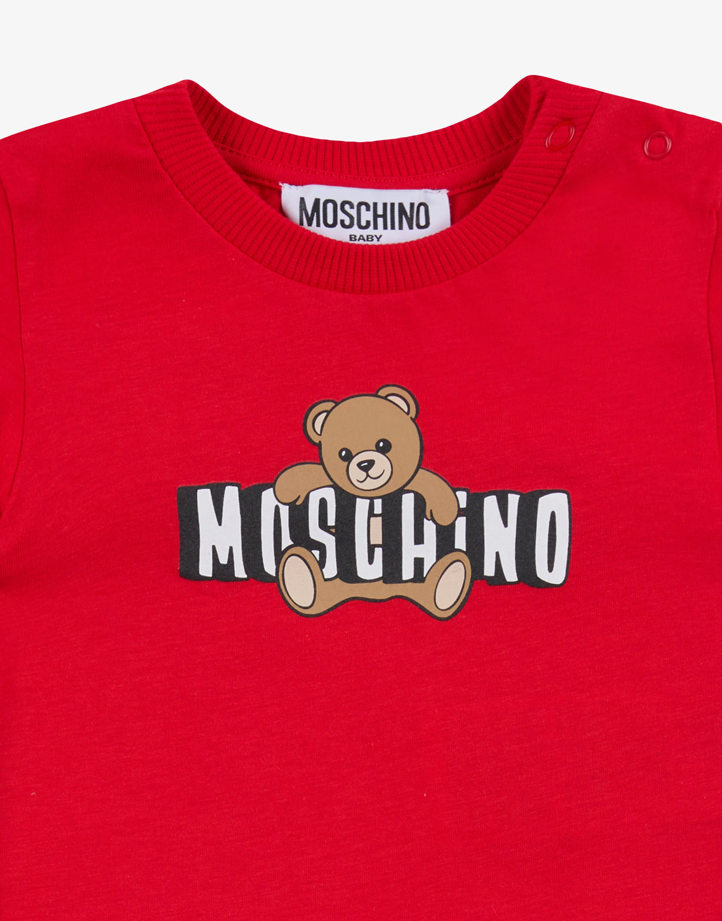 T-shirt in jersey di cotone Moschino Teddy Bear - Image 3