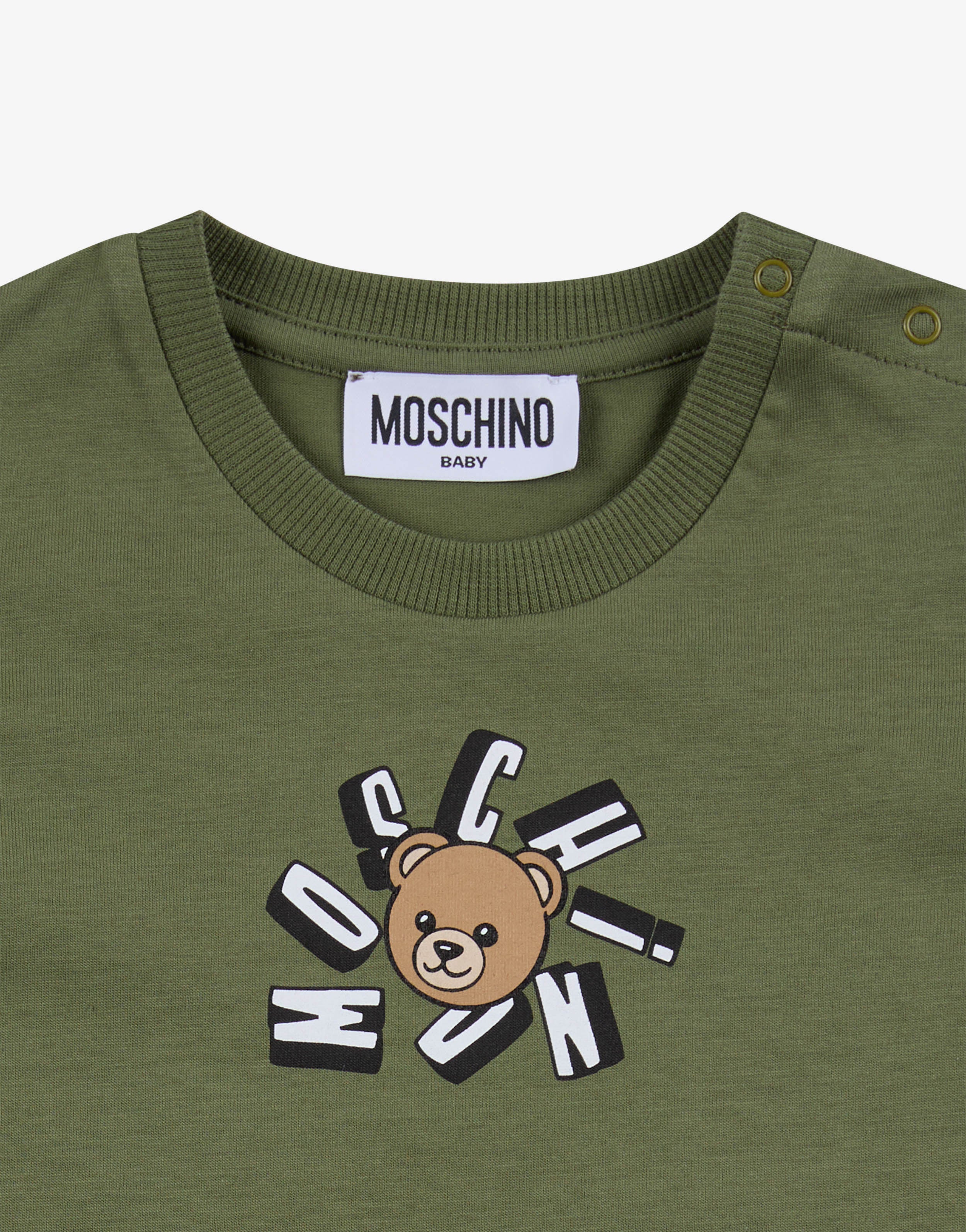 T-shirt in jersey di cotone Moschino Teddy Bear - Image 3