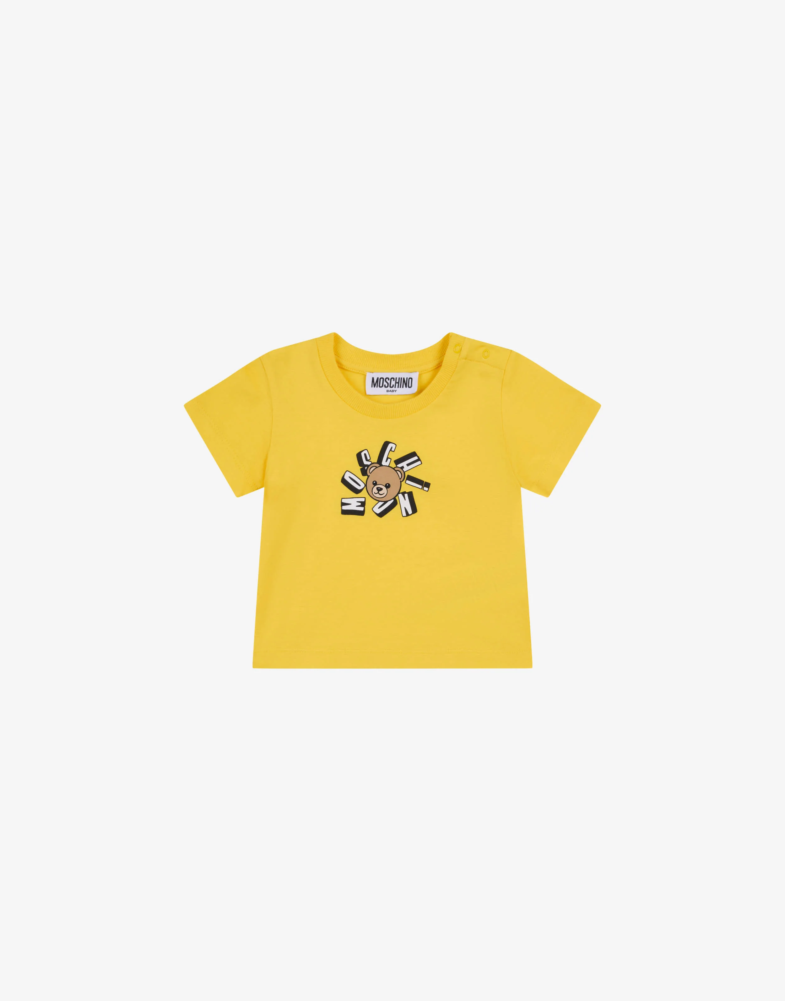 T-shirt in jersey di cotone Moschino Teddy Bear