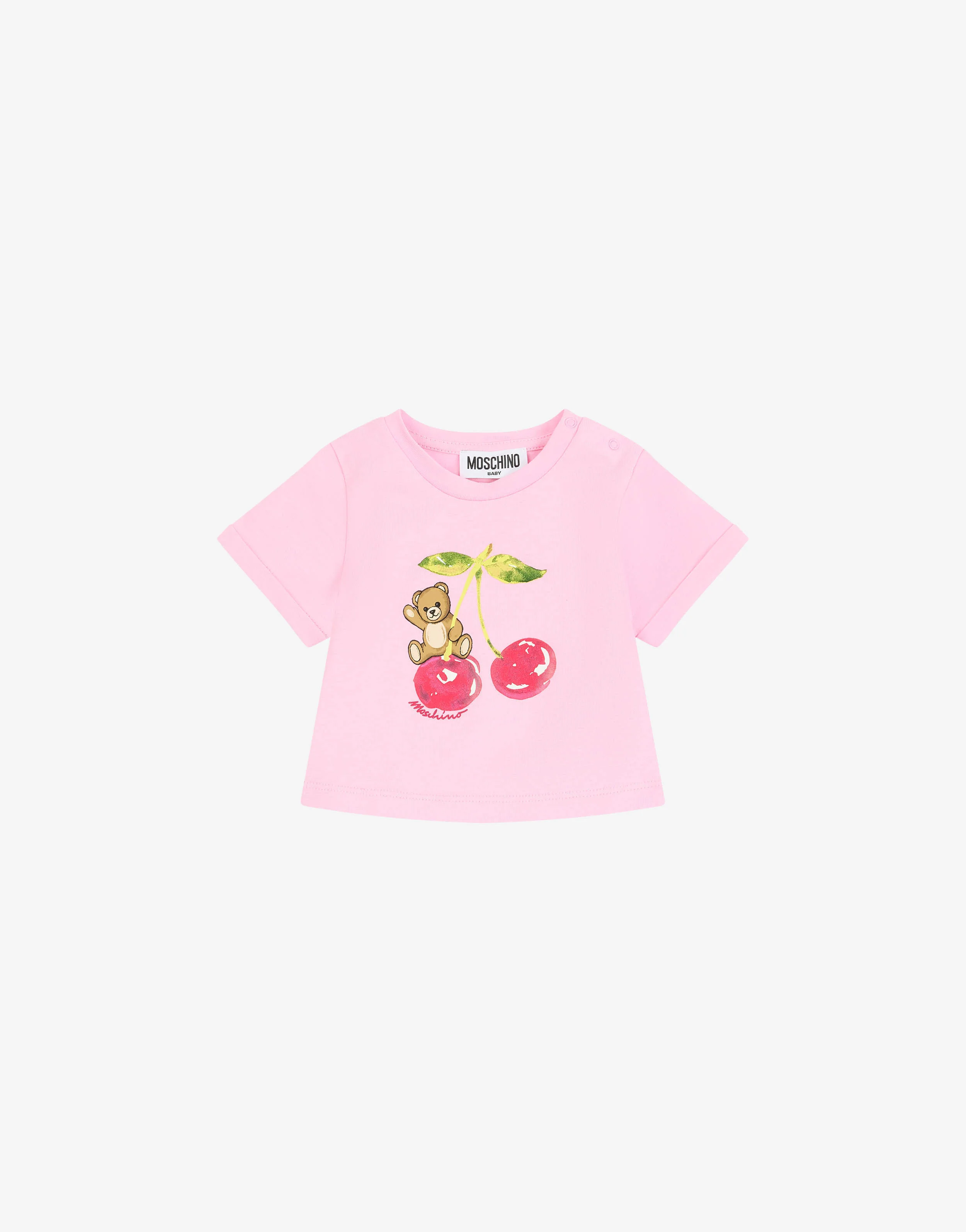 T-shirt in jersey di cotone Moschino Teddy Bear
