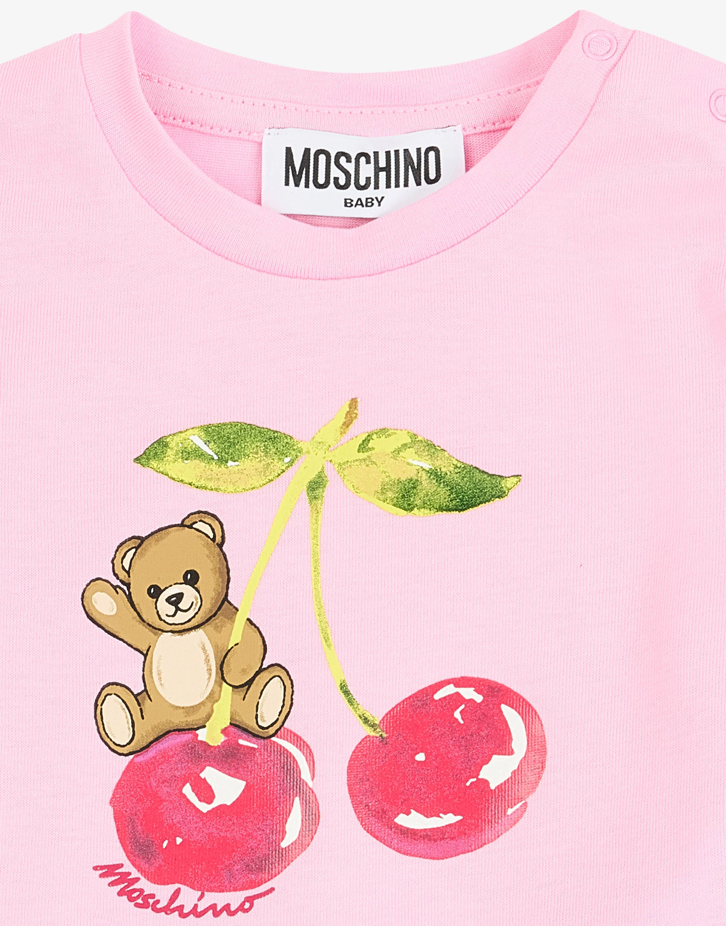 T-shirt in jersey di cotone Moschino Teddy Bear - Image 3