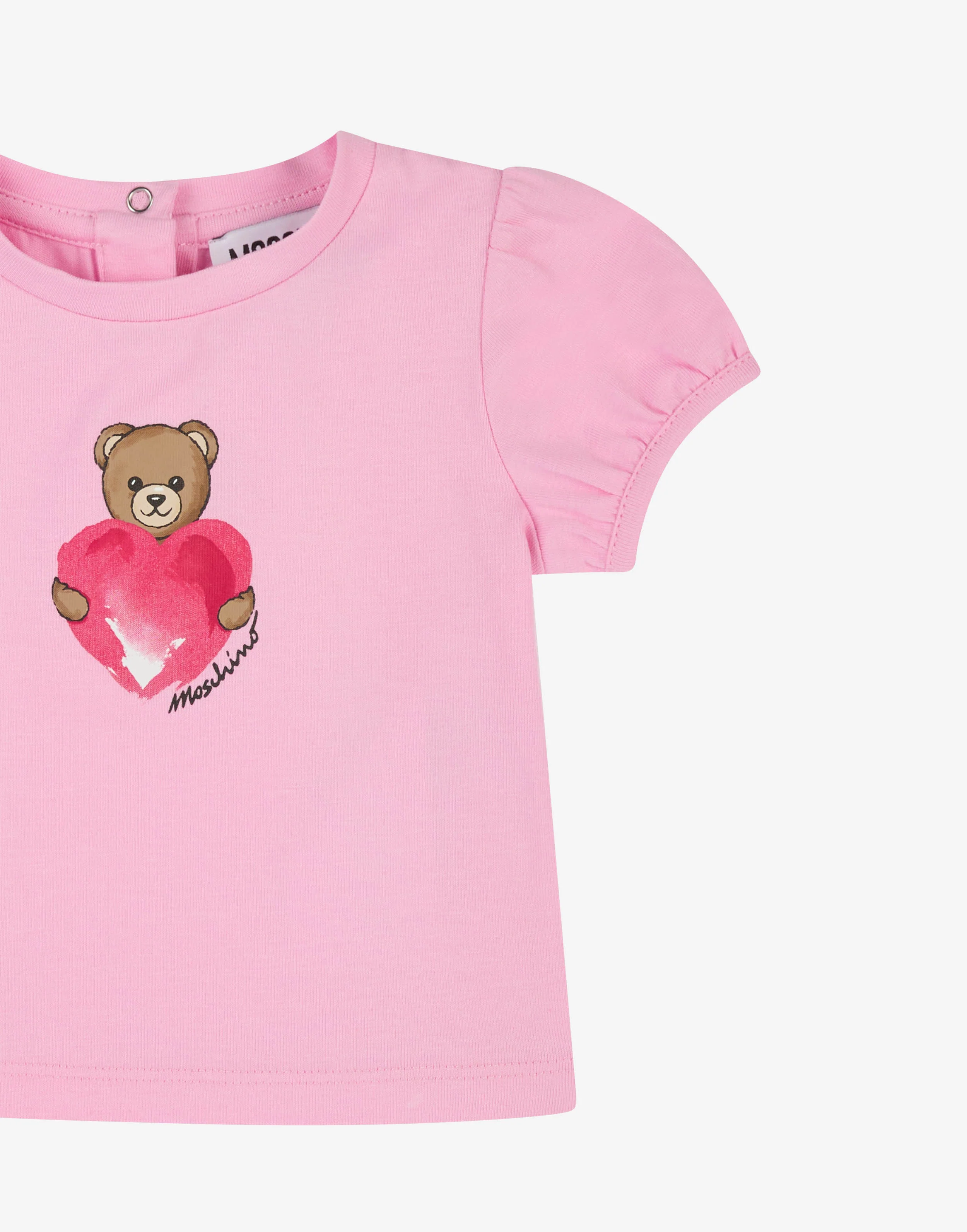T-shirt in jersey di cotone Moschino Teddy Bear - Image 3