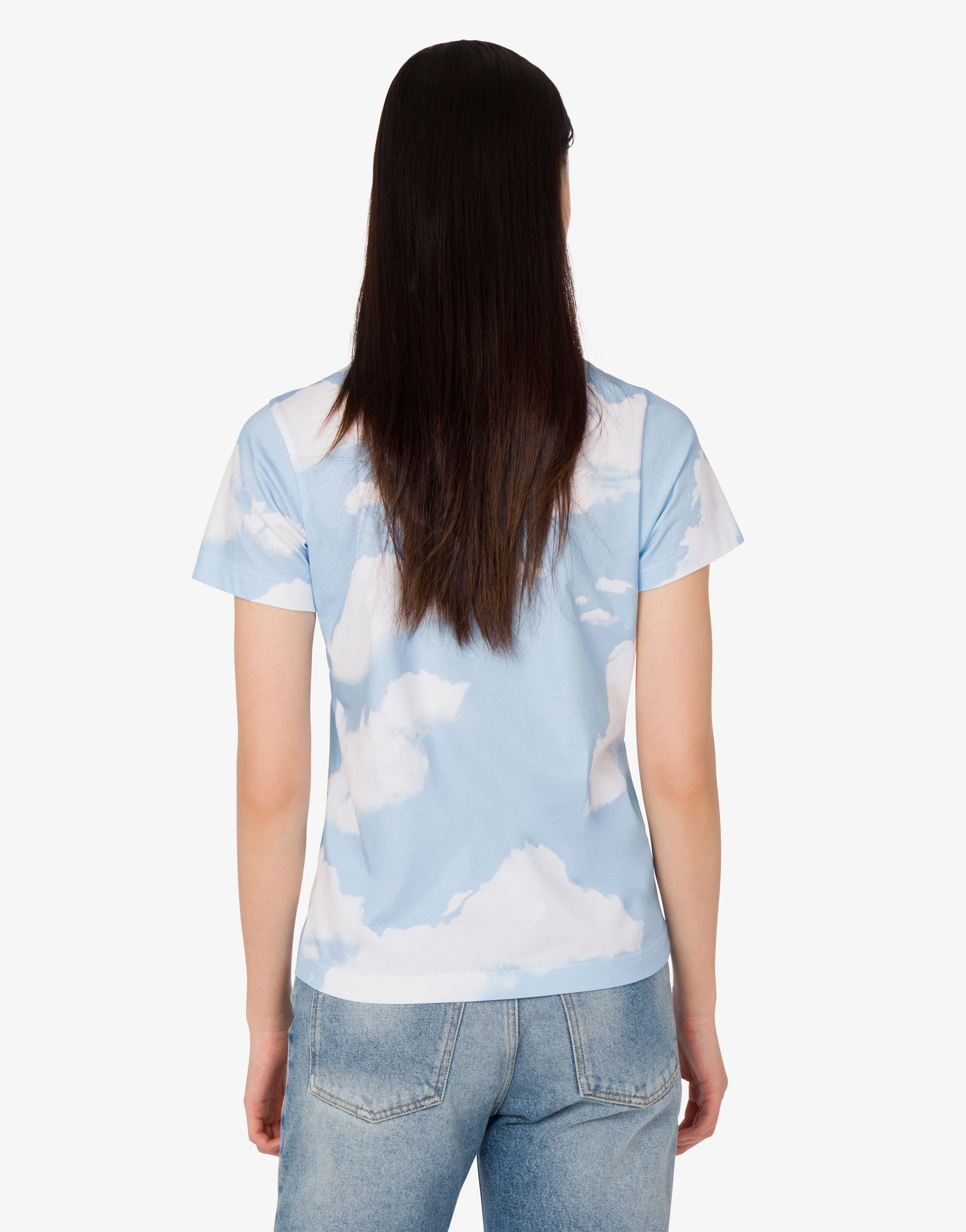 T-shirt in jersey di cotone organico Archive Clouds - Image 3
