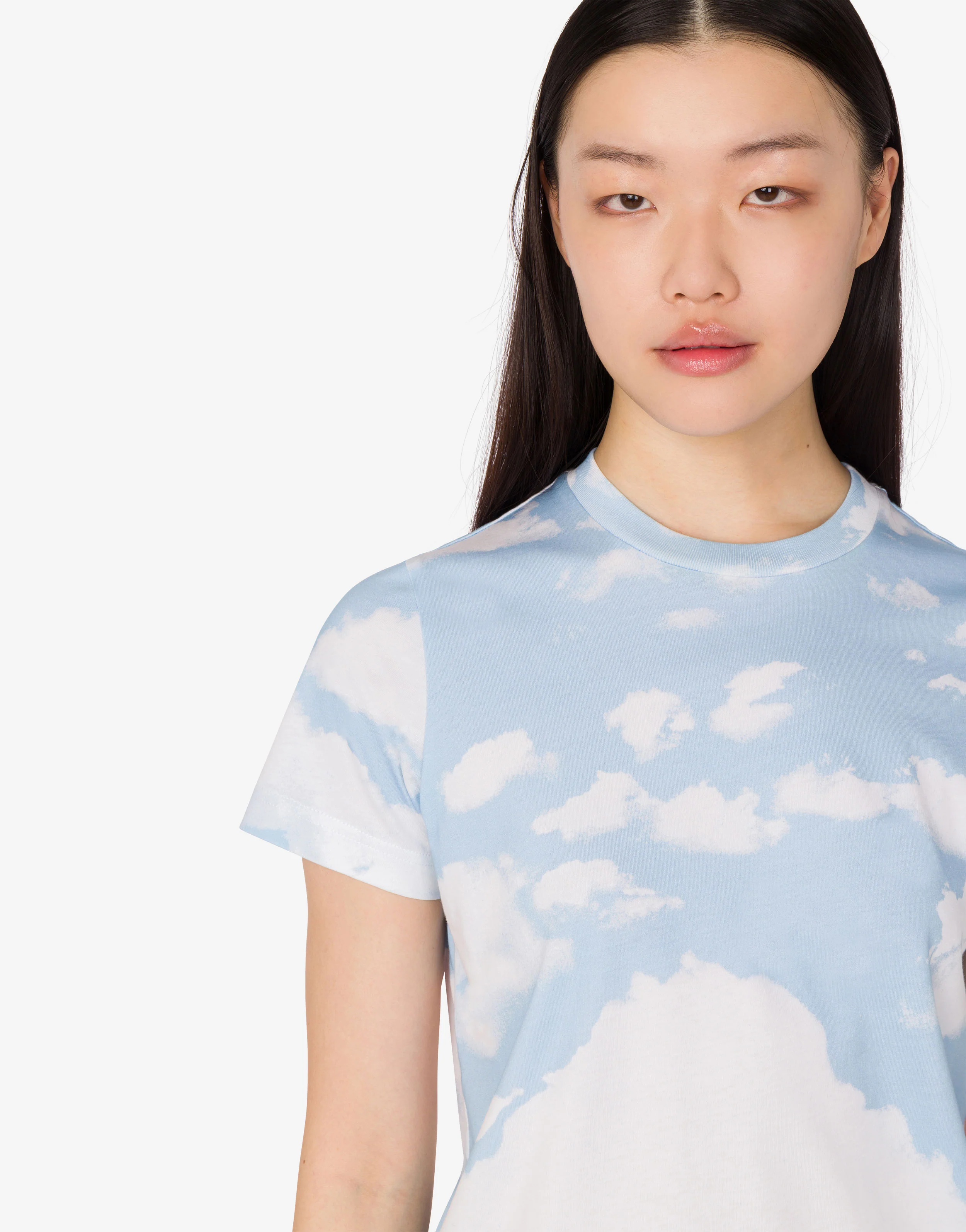 T-shirt in jersey di cotone organico Archive Clouds - Image 4