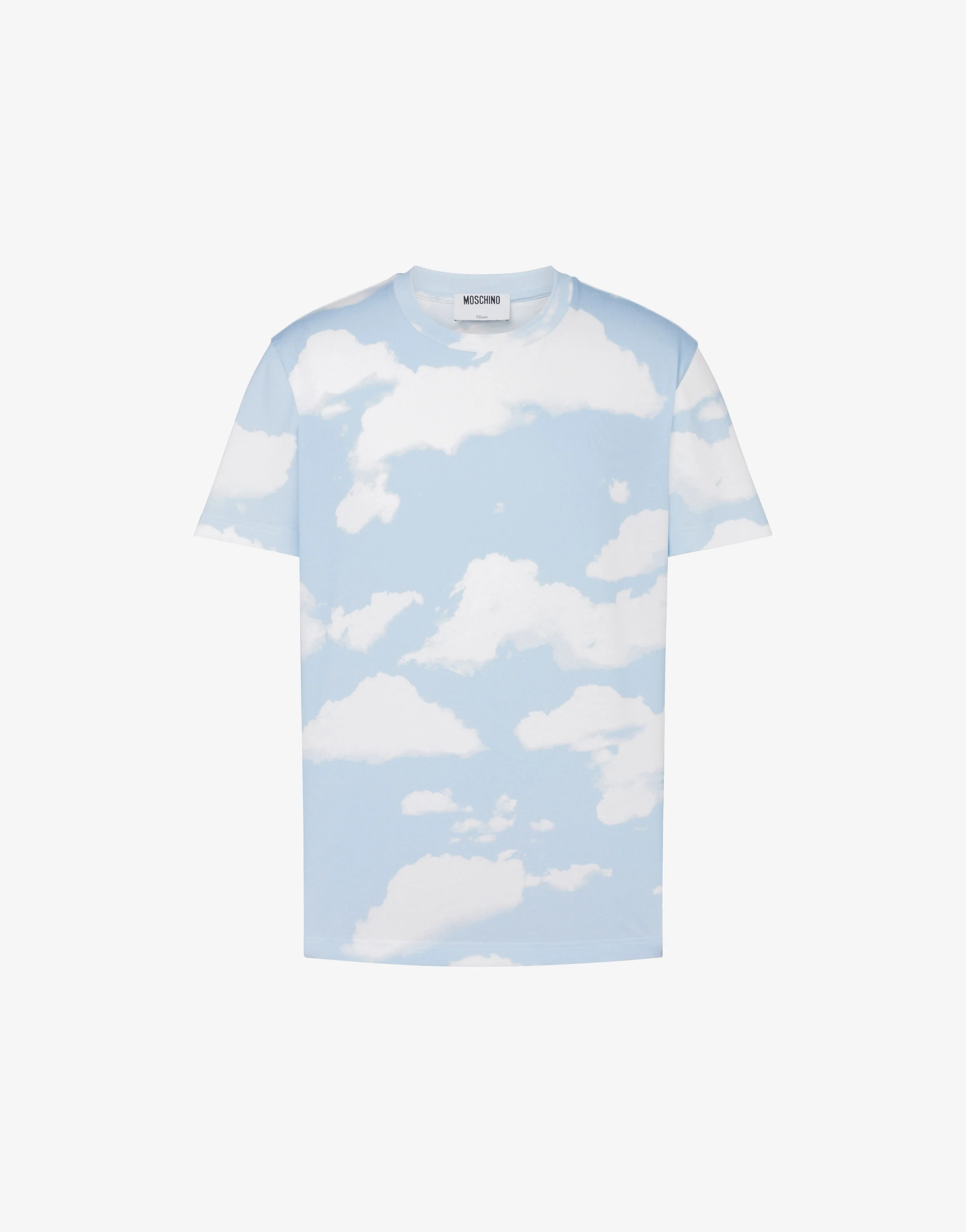 T-shirt in jersey di cotone organico Archive Clouds