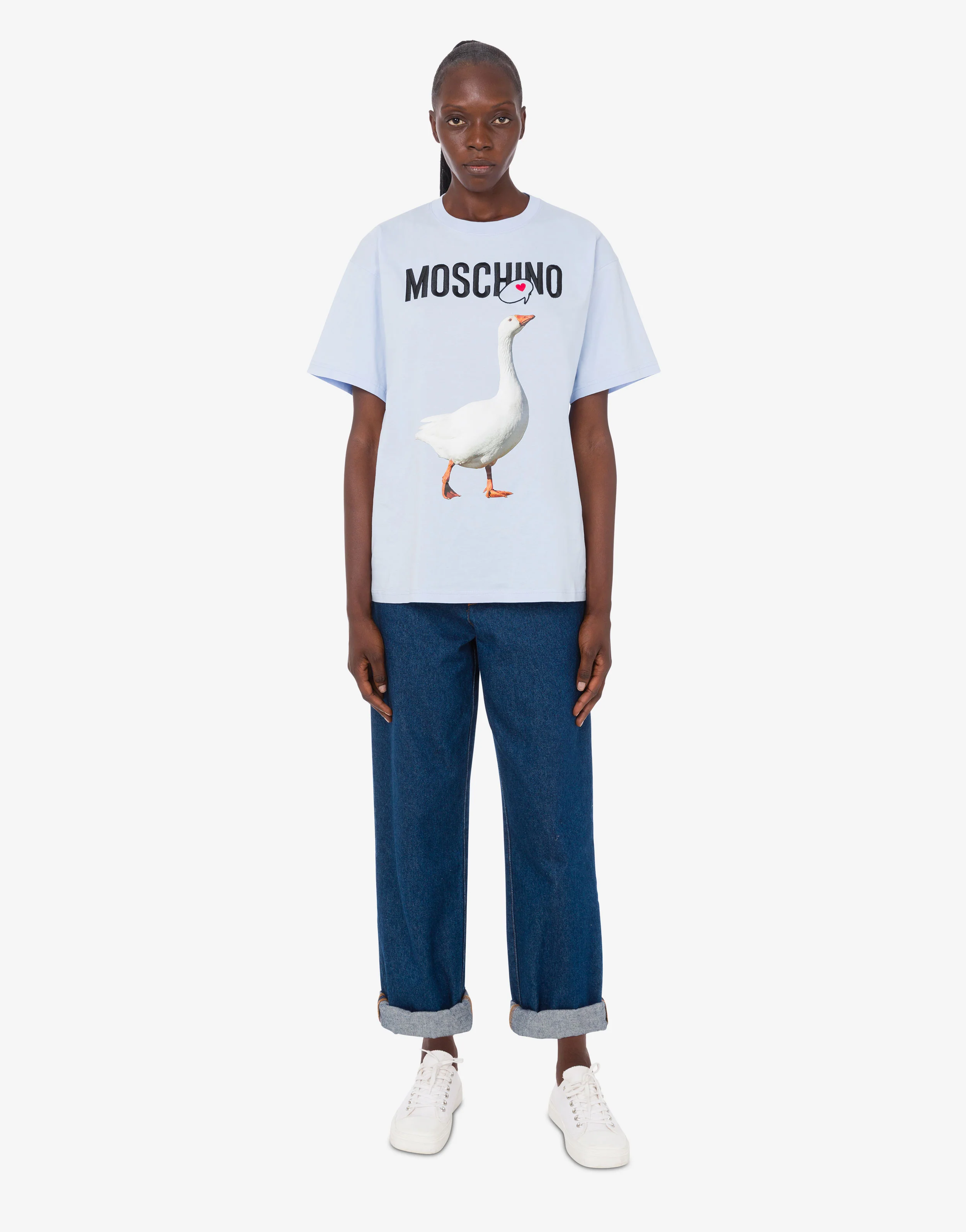 T-shirt in jersey di cotone organico Goose - Image 2