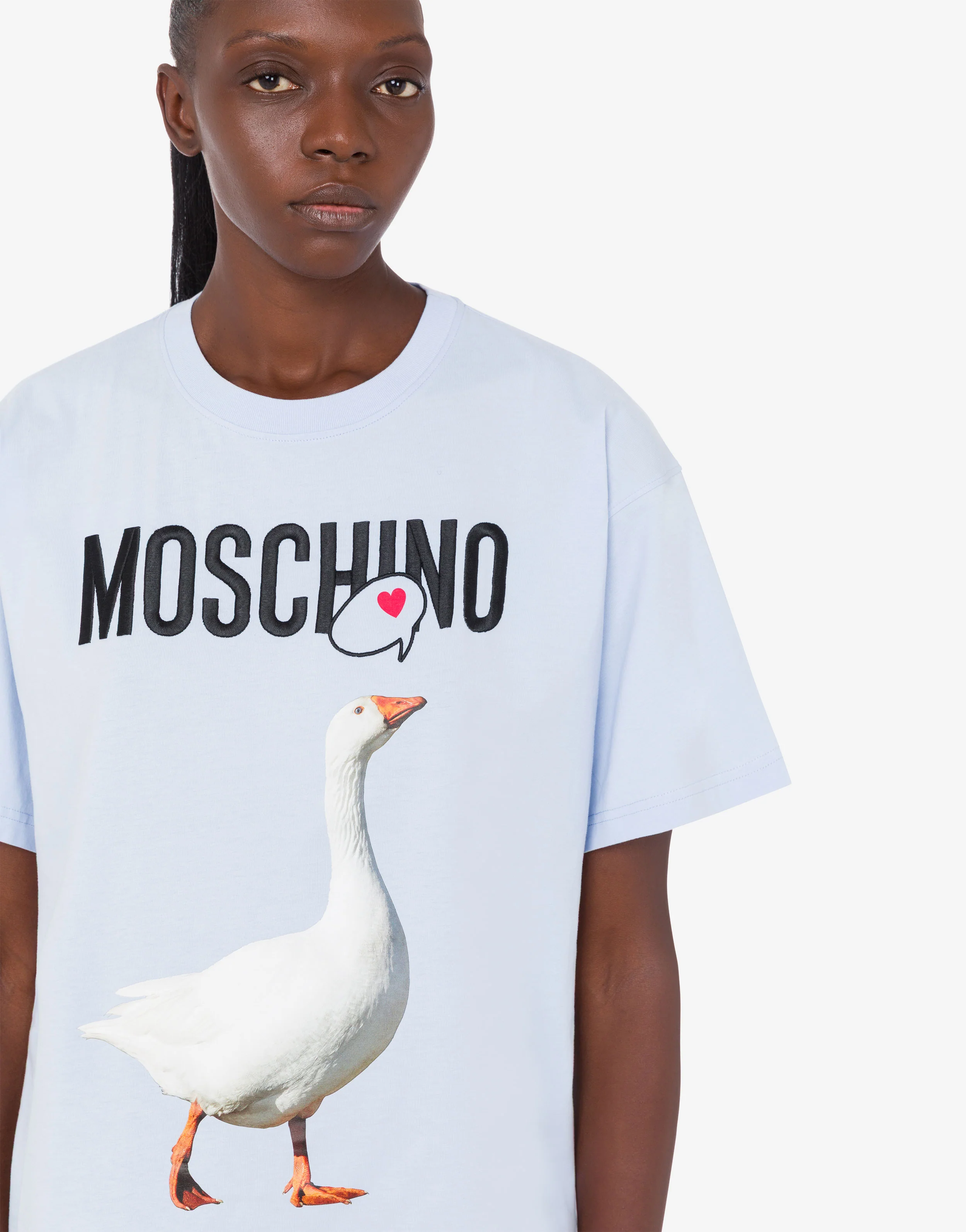 T-shirt in jersey di cotone organico Goose - Image 4