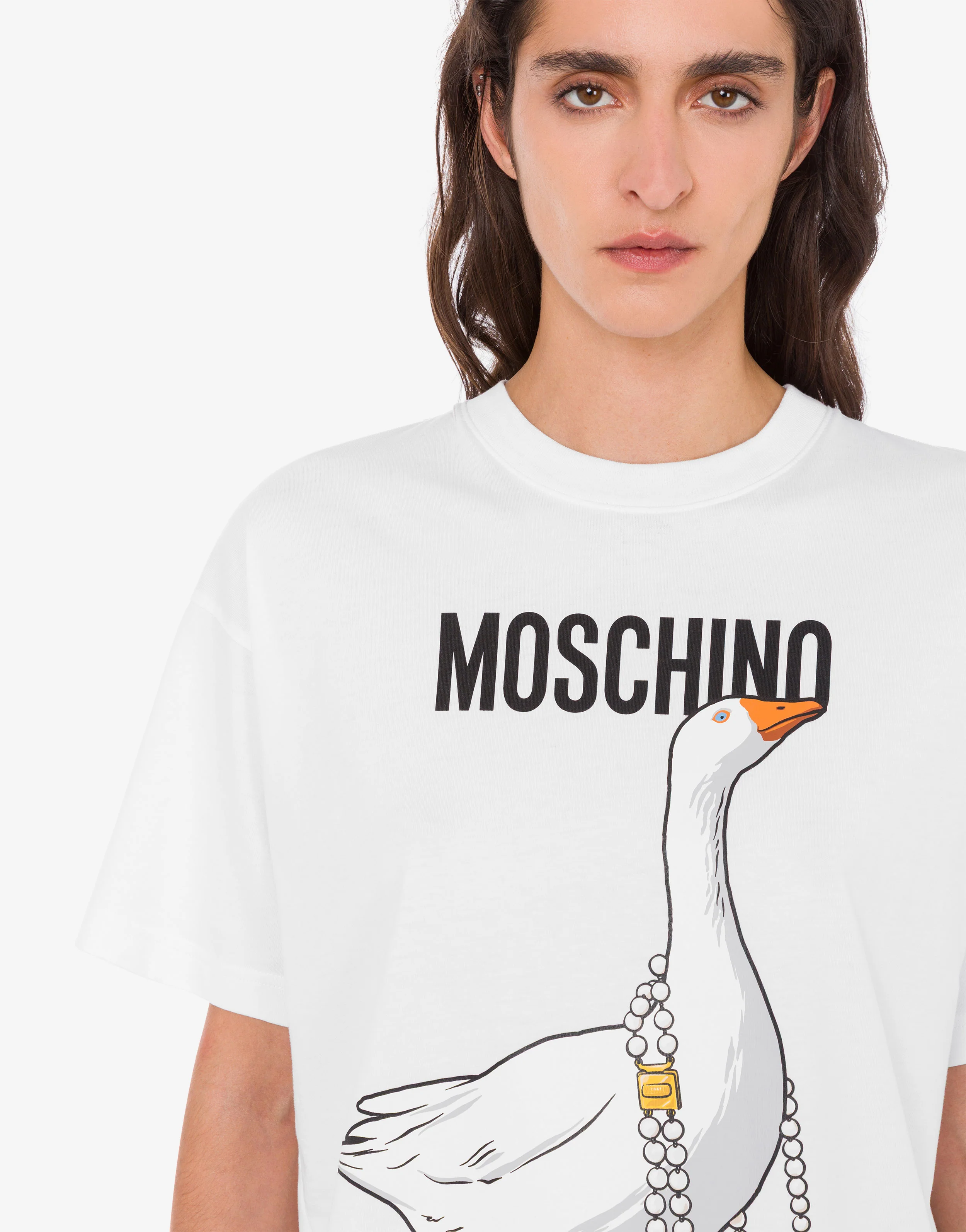 T-shirt in jersey di cotone organico Goose - Image 2