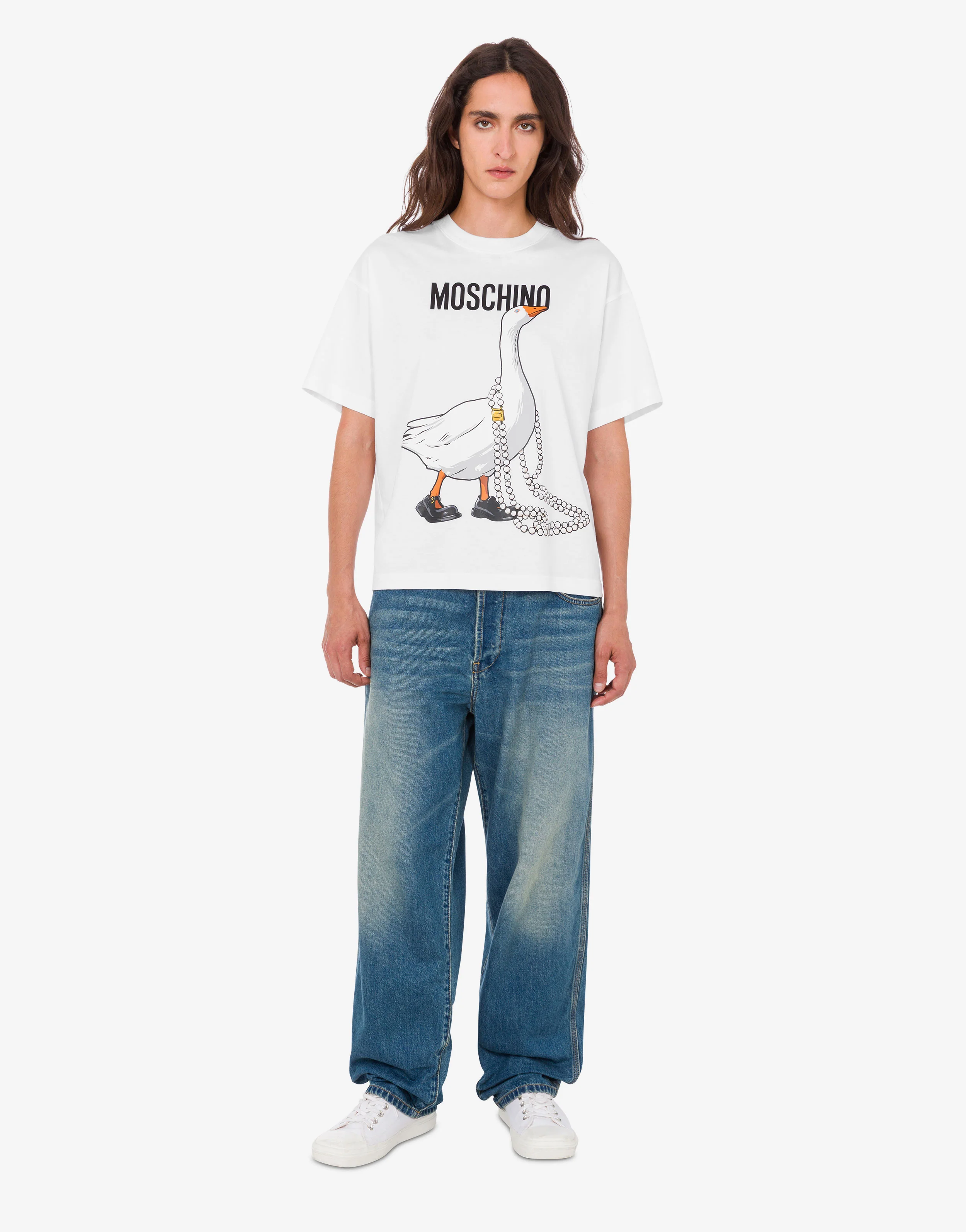 T-shirt in jersey di cotone organico Goose - Image 3