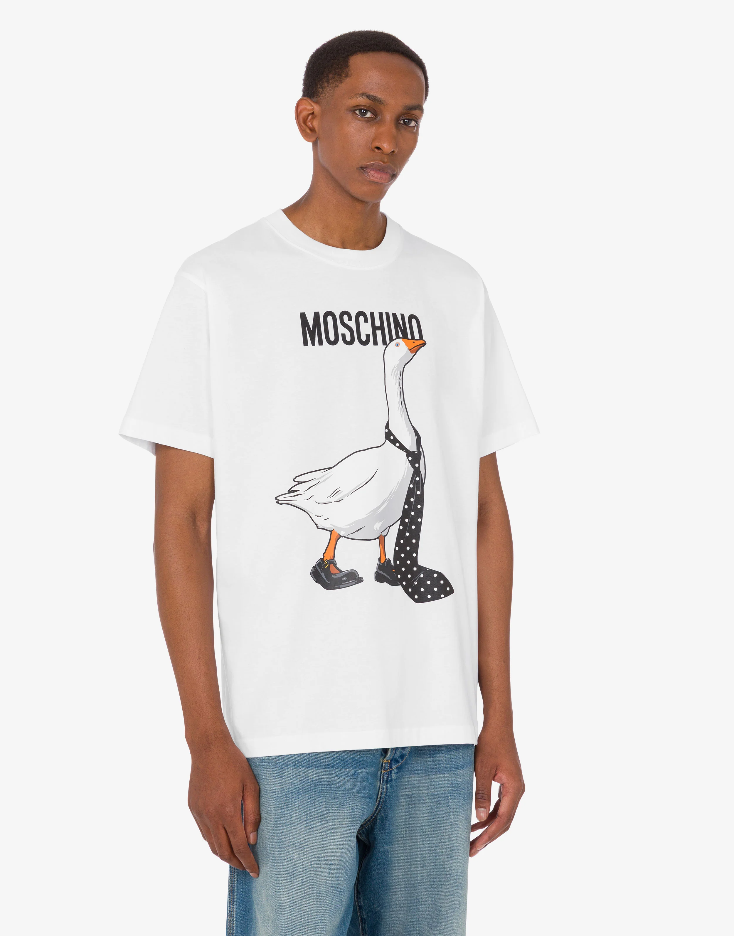 T-shirt in jersey di cotone organico Goose - Image 3