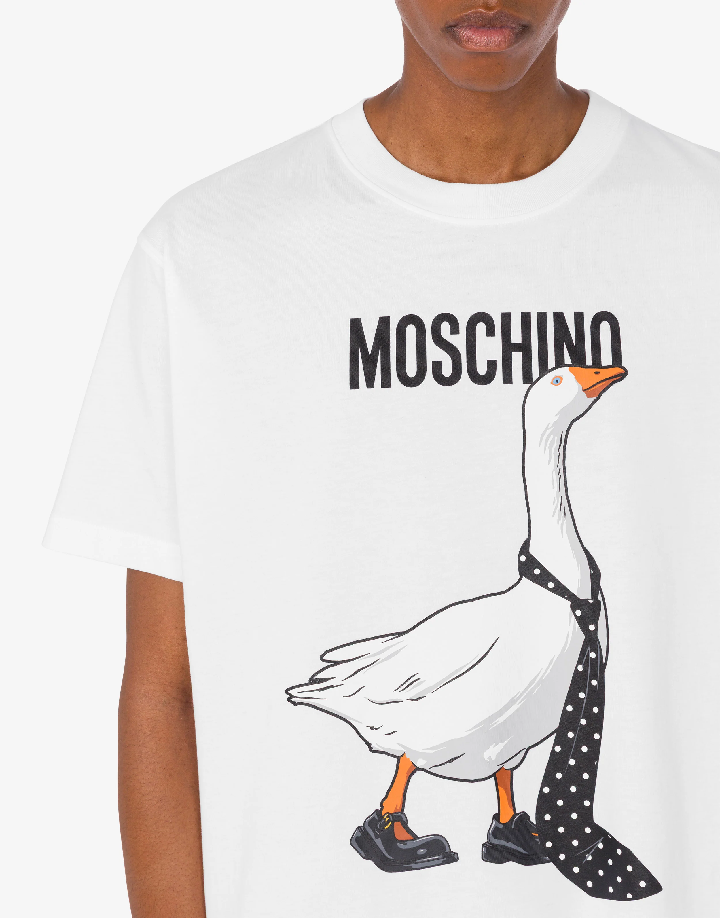 T-shirt in jersey di cotone organico Goose - Image 5