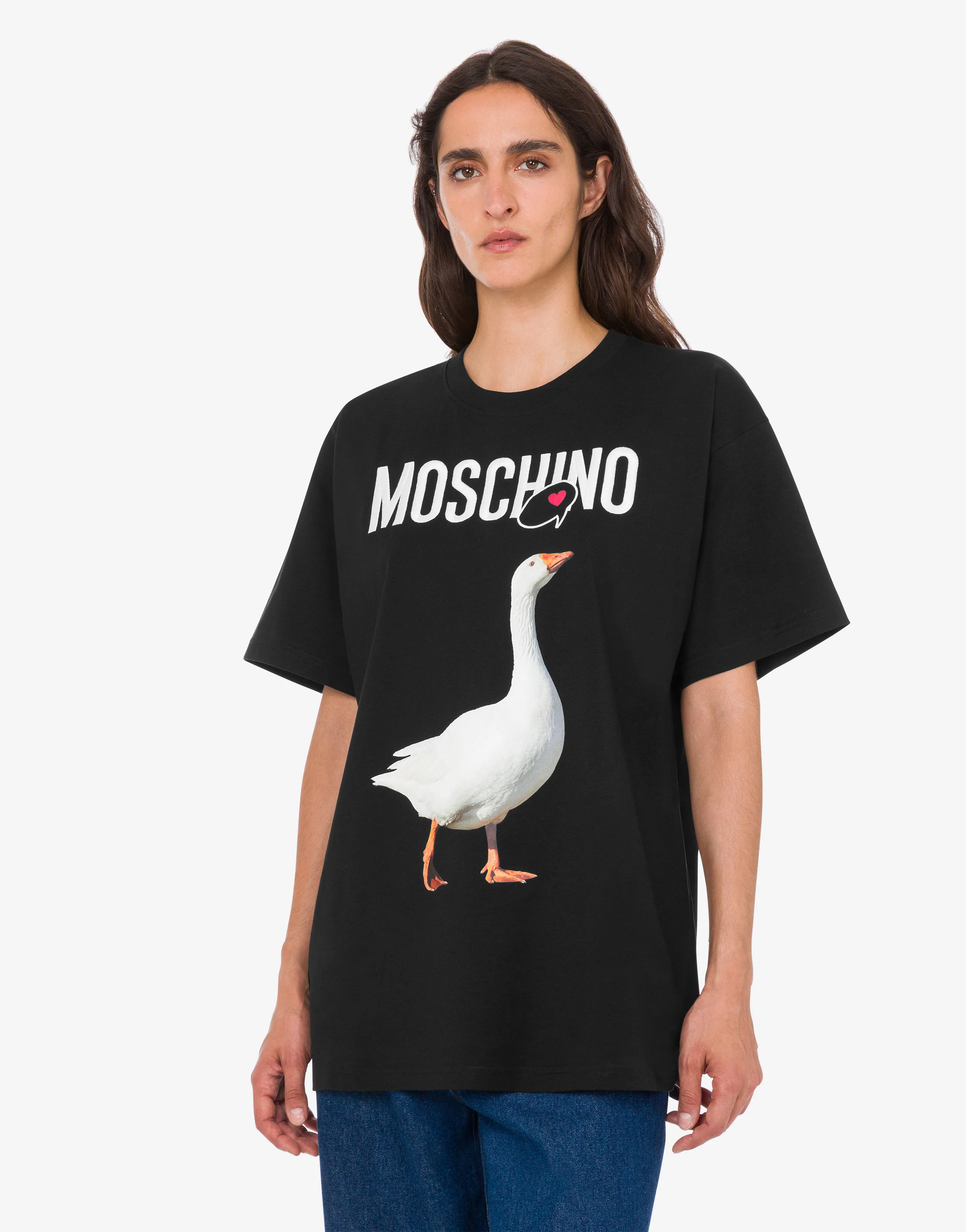 T-shirt in jersey di cotone organico Goose