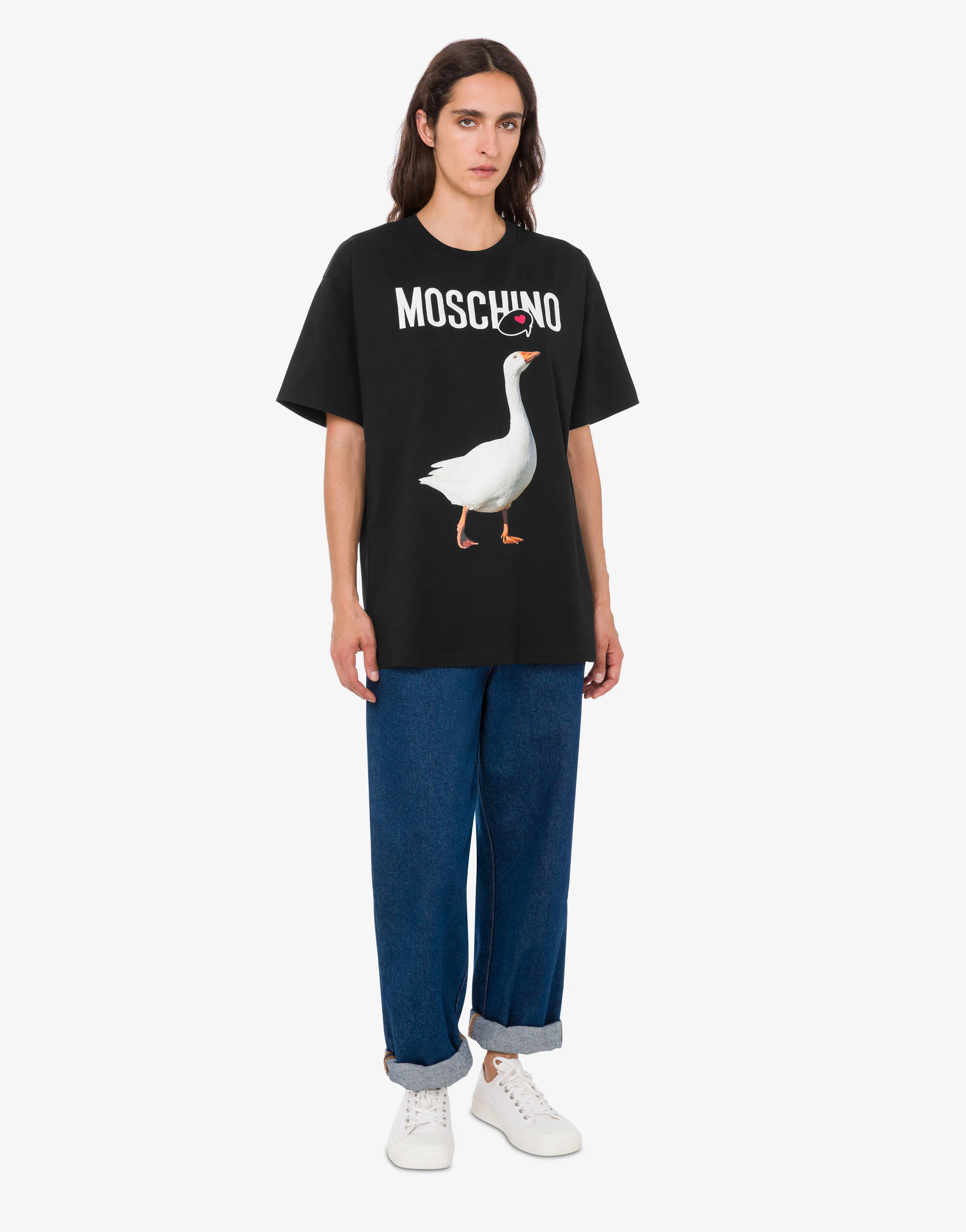 T-shirt in jersey di cotone organico Goose - Image 2