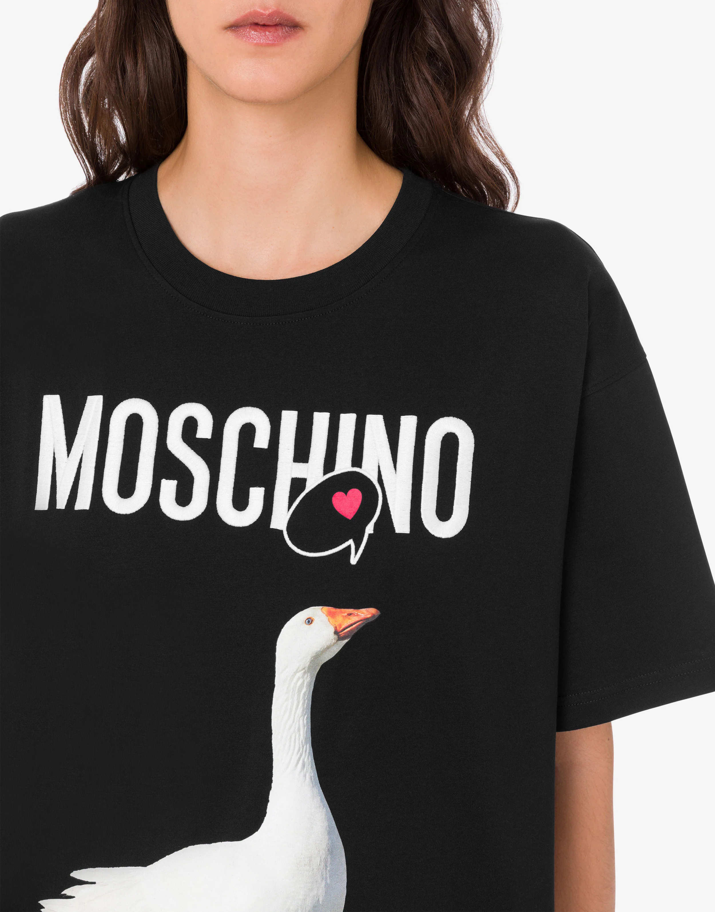 T-shirt in jersey di cotone organico Goose - Image 4